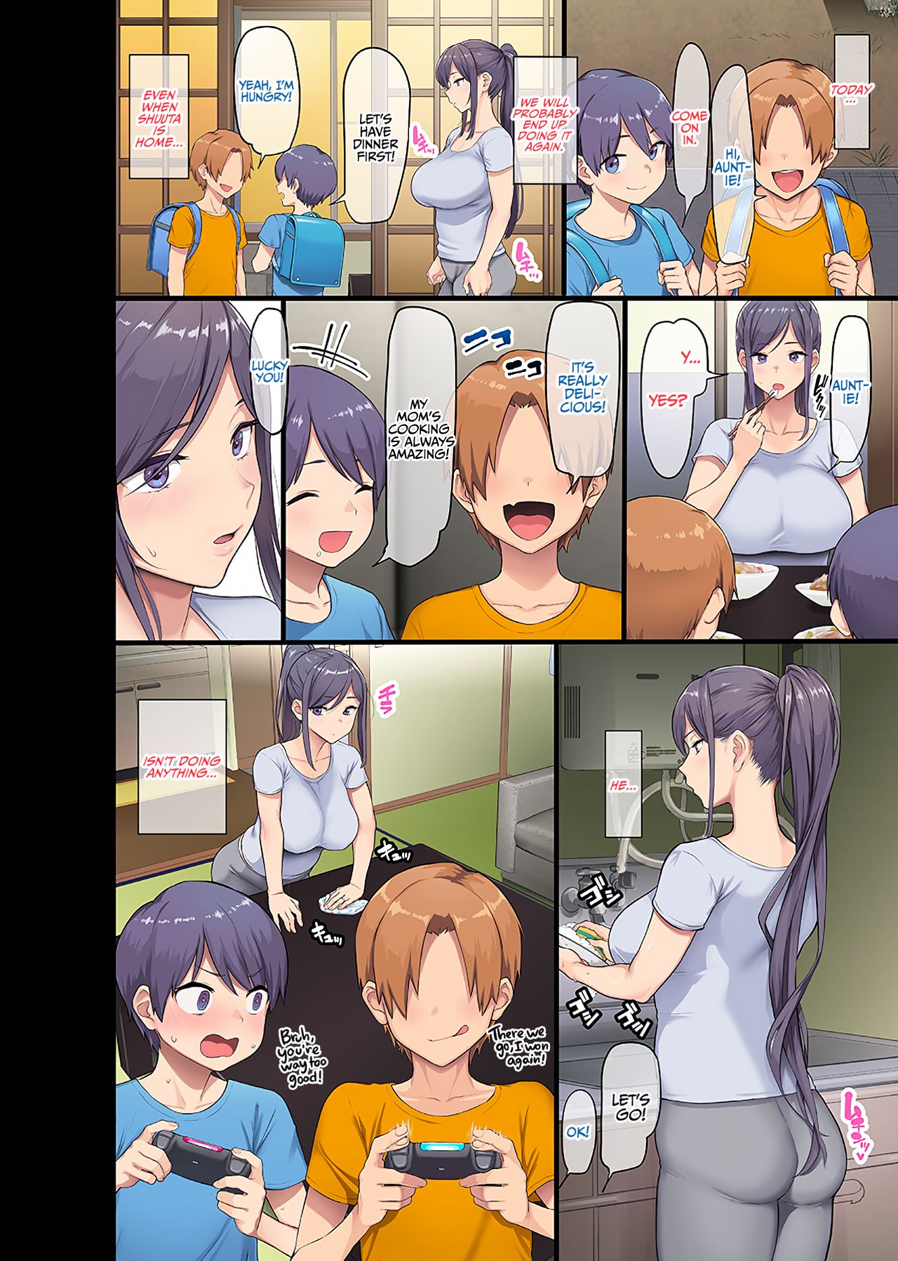 Giant Boobs Widow And Her Son’s Very Very Bad Friend [Ohkami Ryosuke, Meme50] - Chapter 1 — Page 29