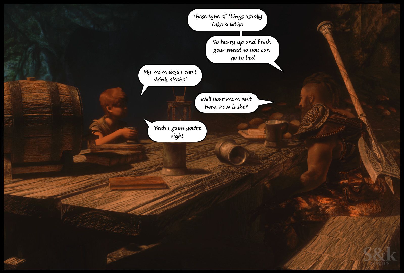 A Mother’s Oath (The Elder Scrolls V: Skyrim) [SKComics] - Chapter 1 — Page 99