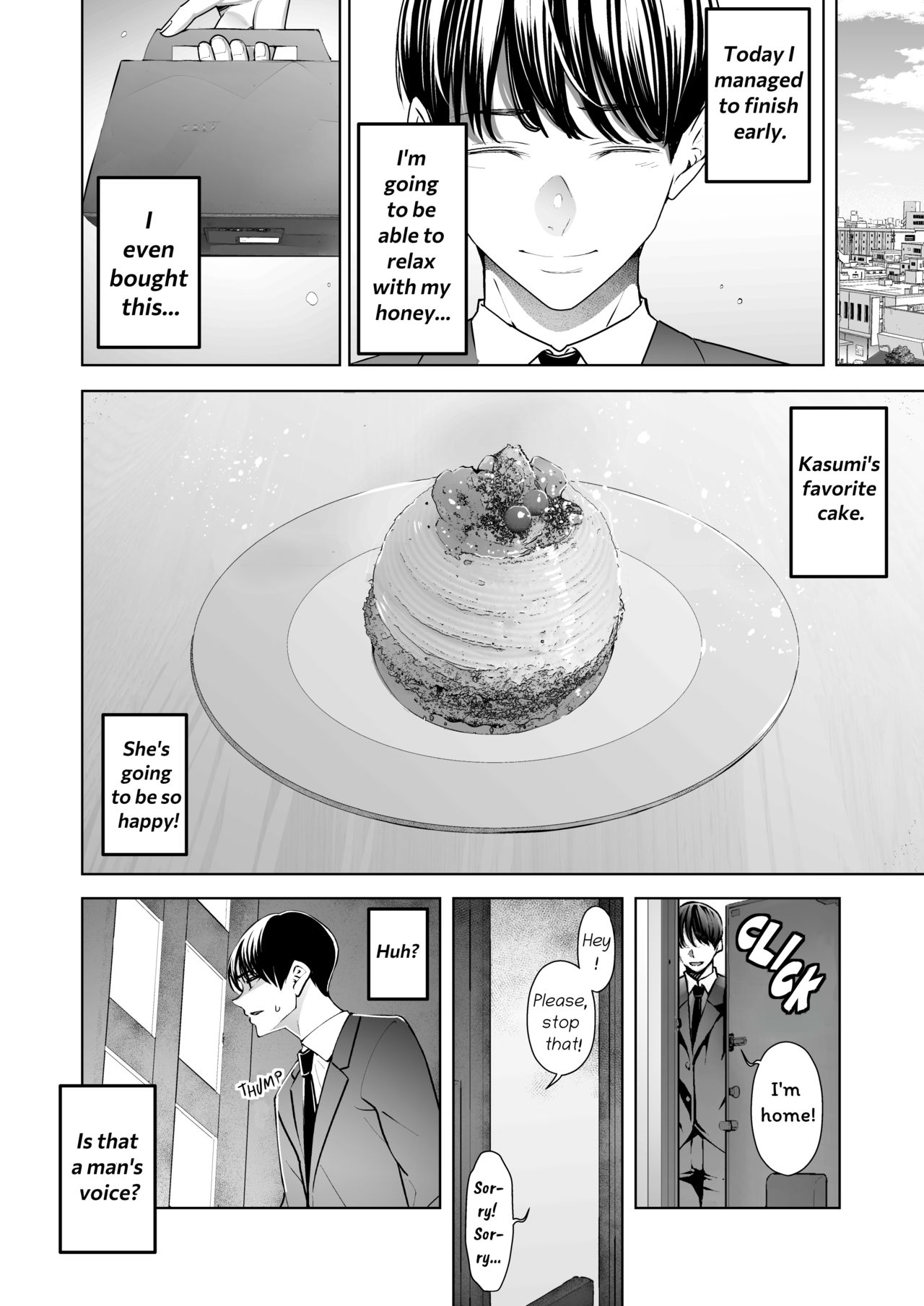 I Kept Watching While a Man Made My Wife Cum Over and Over [Sanku] - Chapter 1 — Page 5