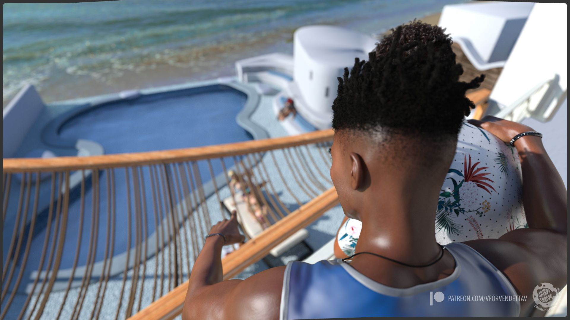 Vacation [VforVendettaV , Crispy Cheese] - Chapter 1 — Page 35