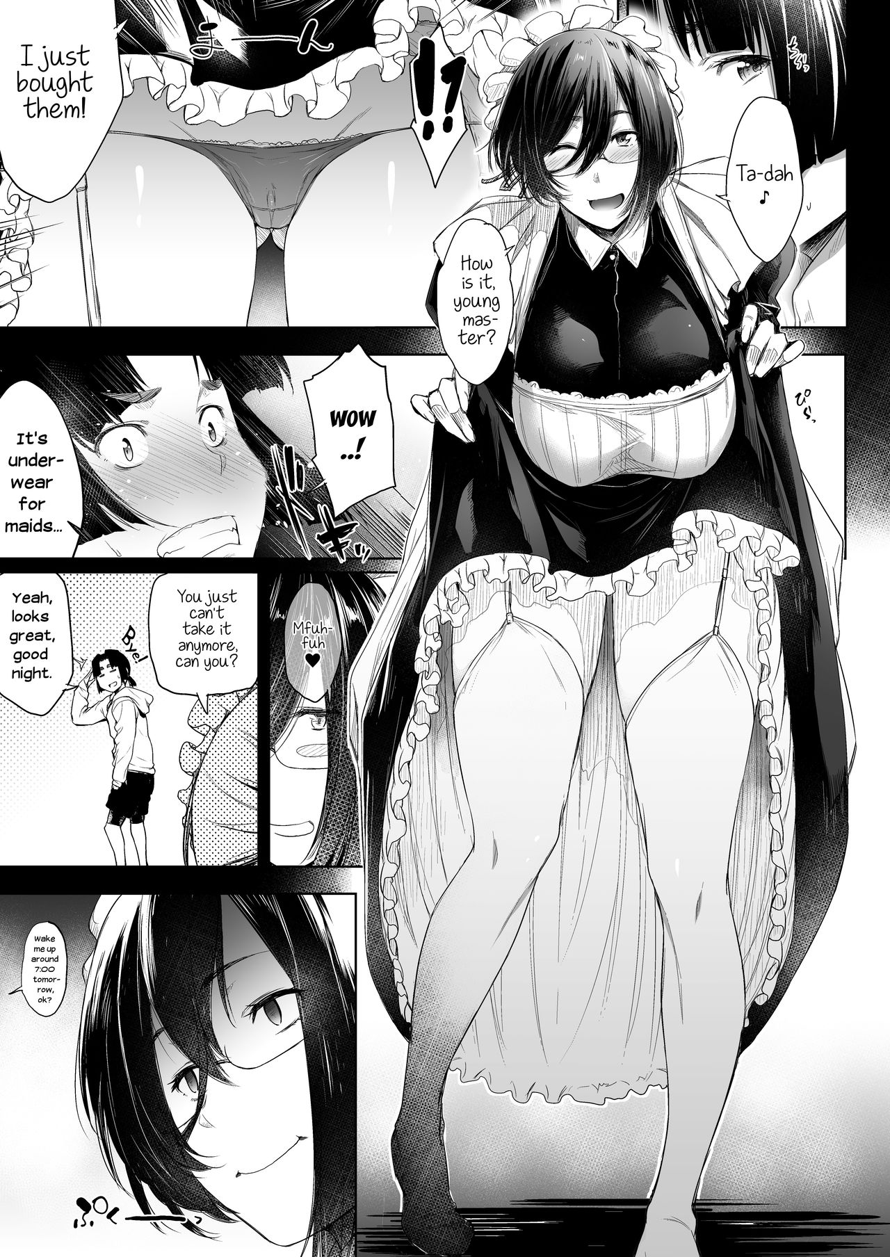 The Young Boyfriend and the Maid Girlfriend [Barlun] - Chapter 1 — Page 7