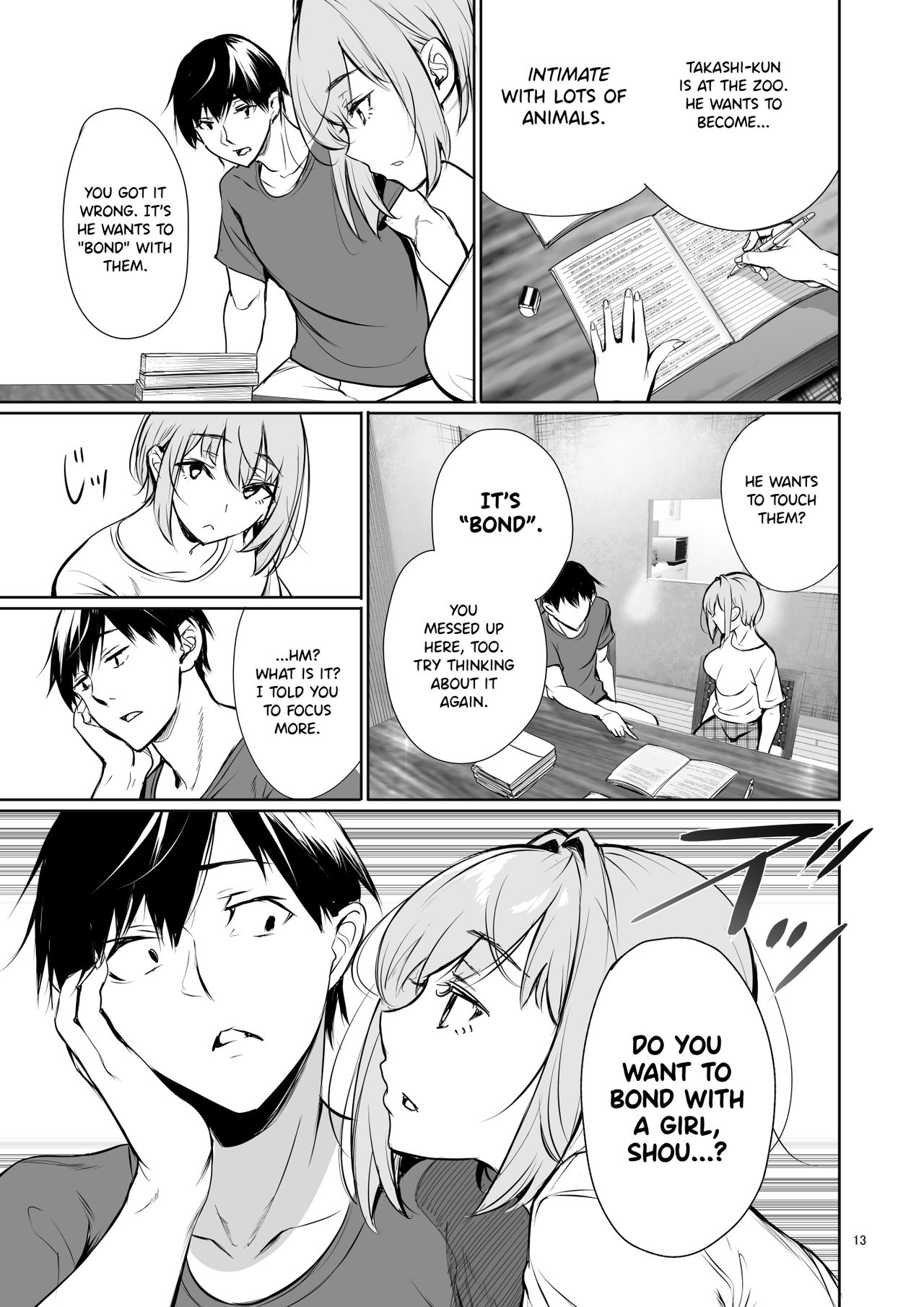 The Reason Why a German Girl Takes a Bath Together With Me on Her Homestay [Gentsuki] - Chapter 1 — Page 13