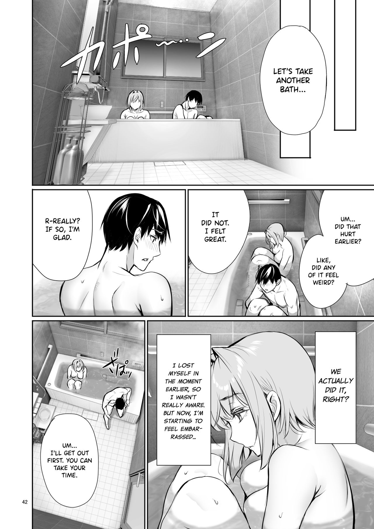 The Reason Why a German Girl Takes a Bath Together With Me on Her Homestay [Gentsuki] - Chapter 1 — Page 42