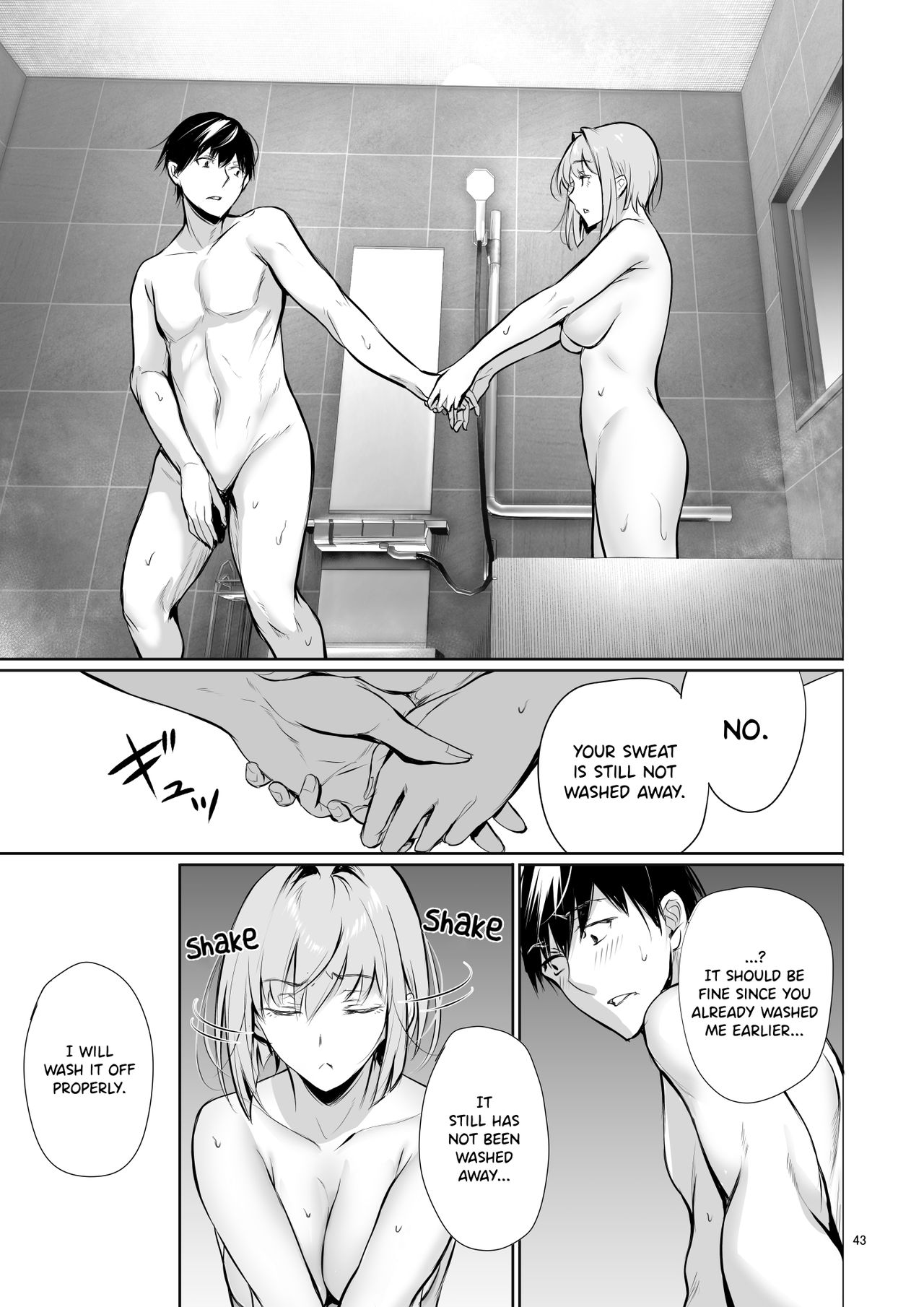 The Reason Why a German Girl Takes a Bath Together With Me on Her Homestay [Gentsuki] - Chapter 1 — Page 43