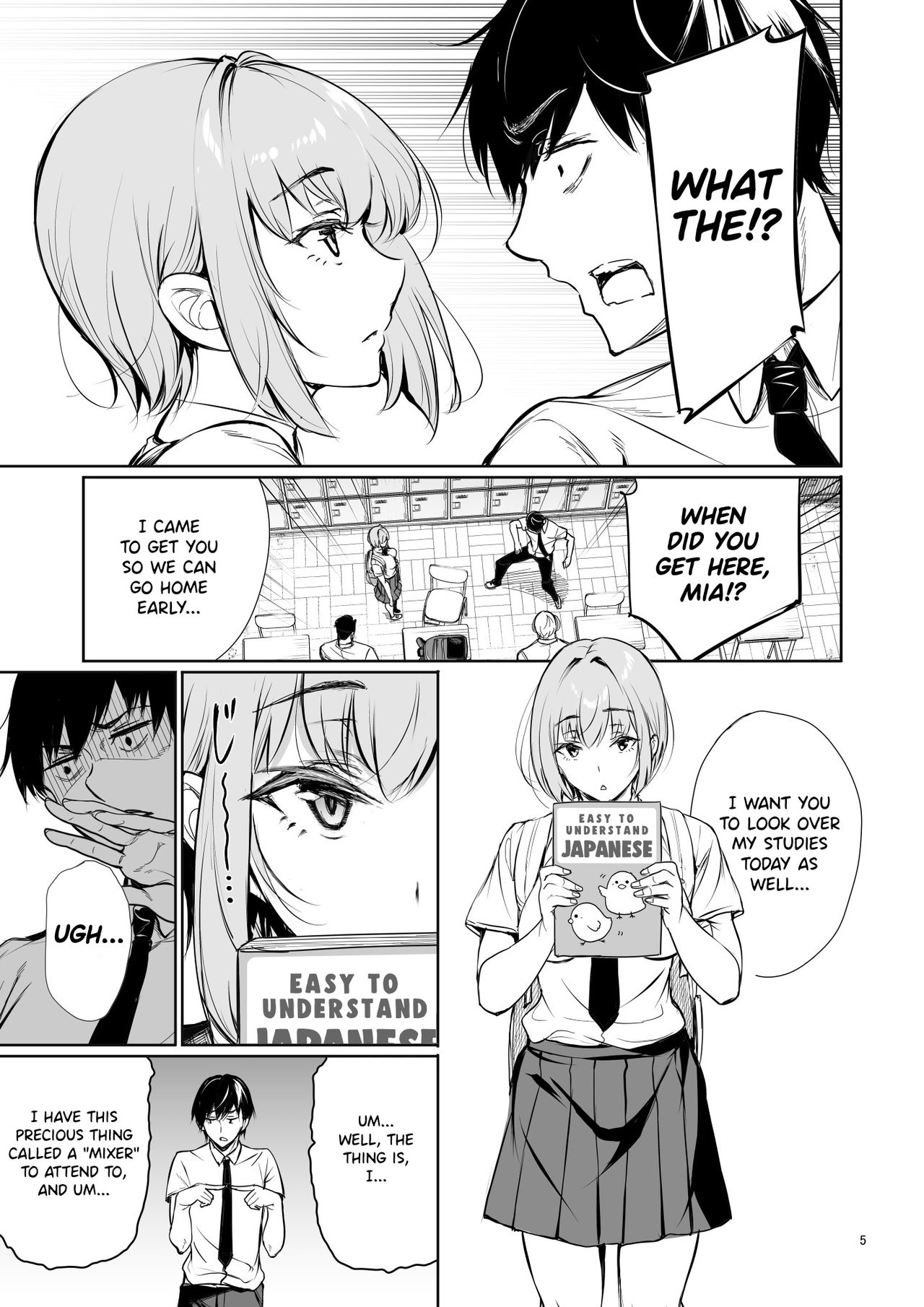 The Reason Why a German Girl Takes a Bath Together With Me on Her Homestay [Gentsuki] - Chapter 1 — Page 5