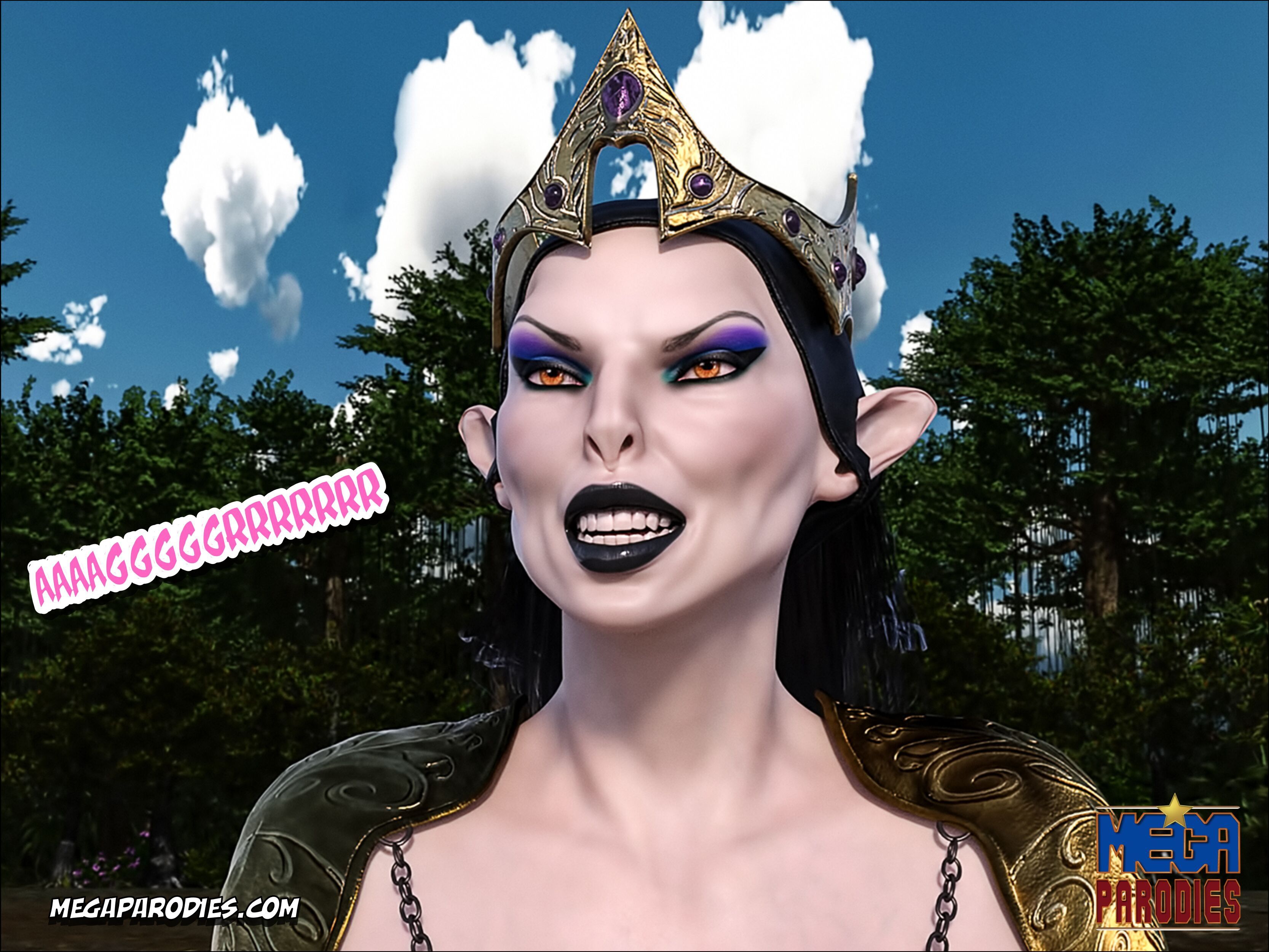 Snow White (Snow White And The Seven Dwarfs) [MegaParodies] - Chapter 2 — Page 34