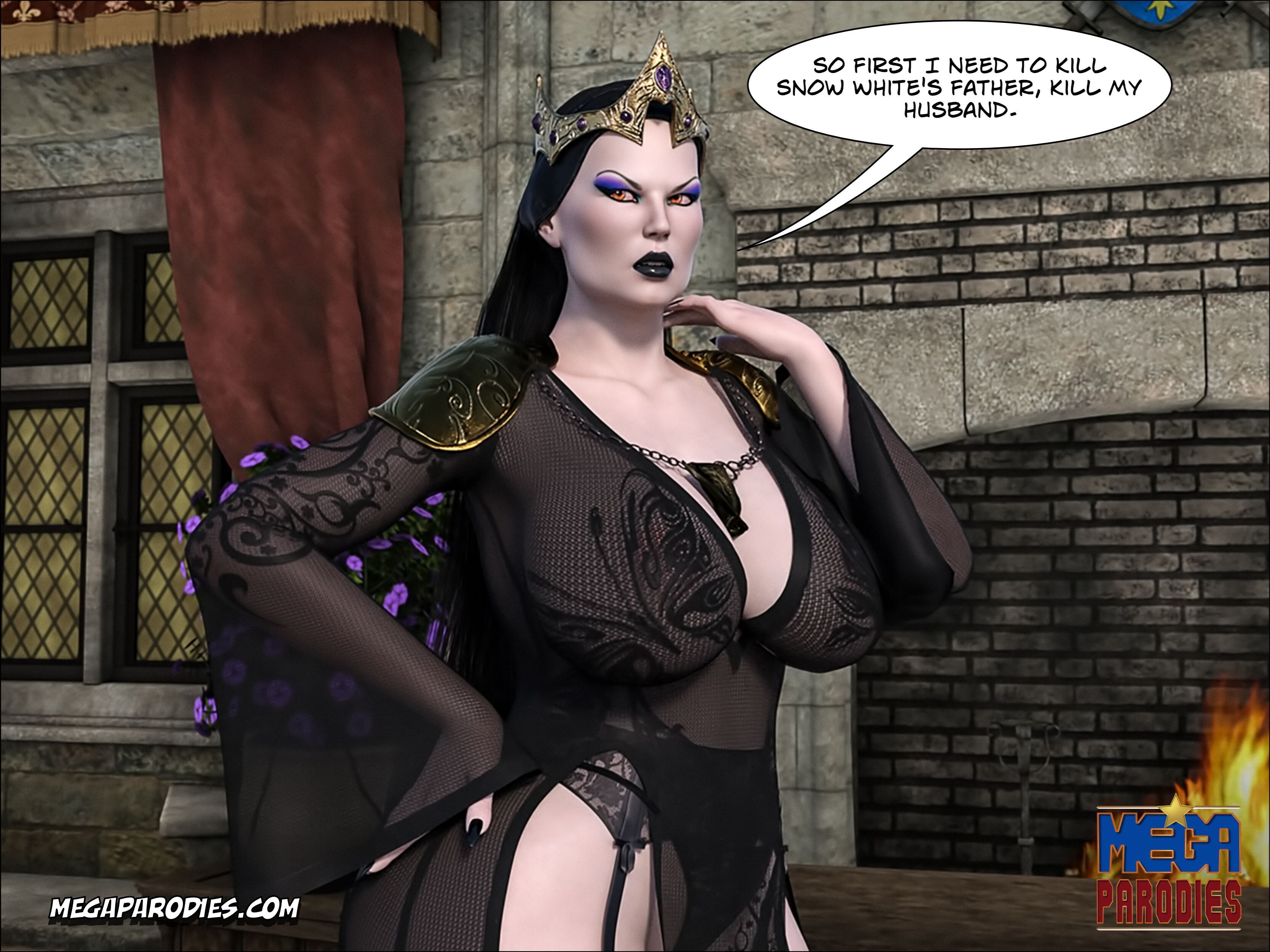 Snow White (Snow White And The Seven Dwarfs) [MegaParodies] - Chapter 2 — Page 4