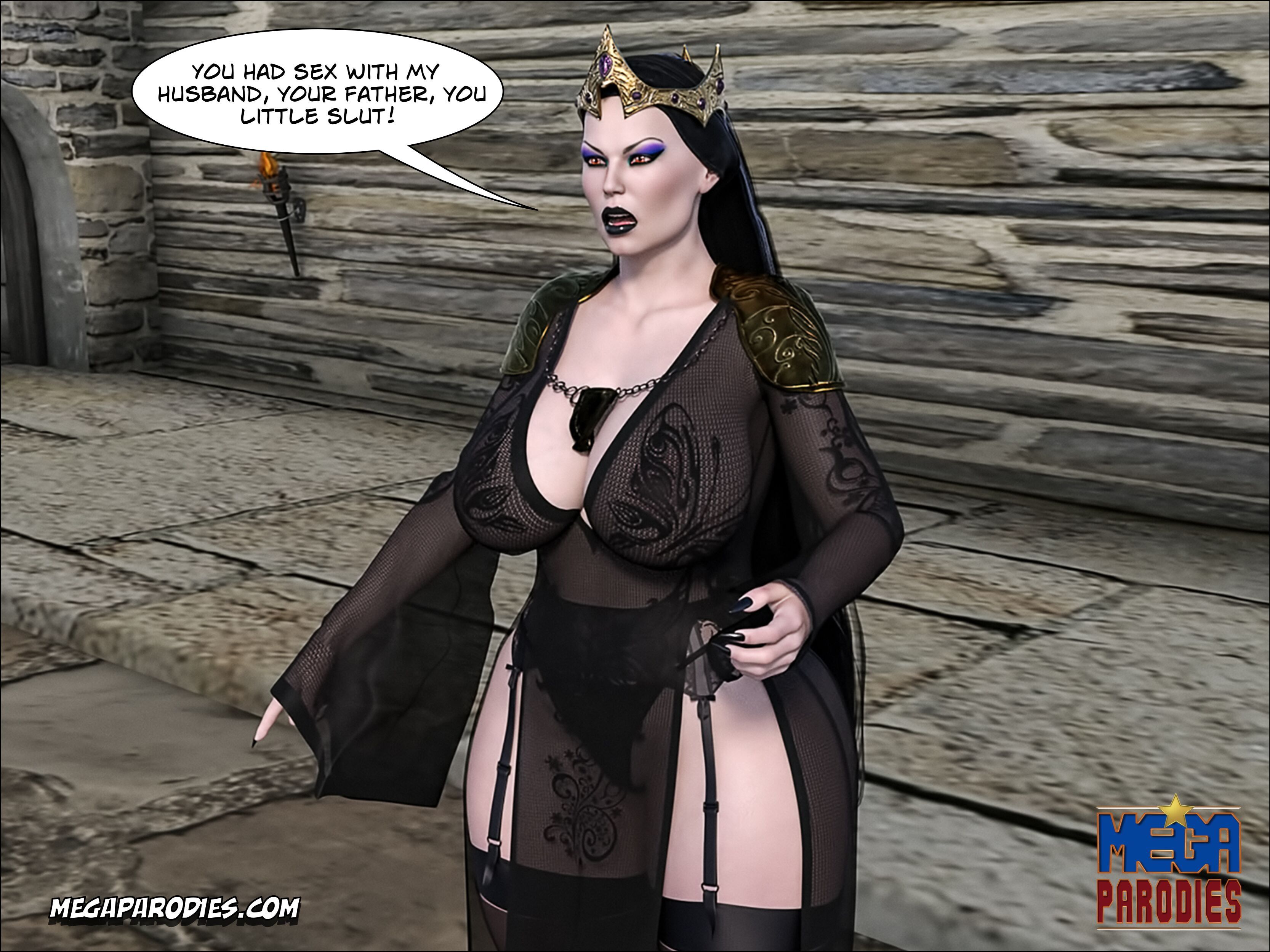 Snow White (Snow White And The Seven Dwarfs) [MegaParodies] - Chapter 2 — Page 46