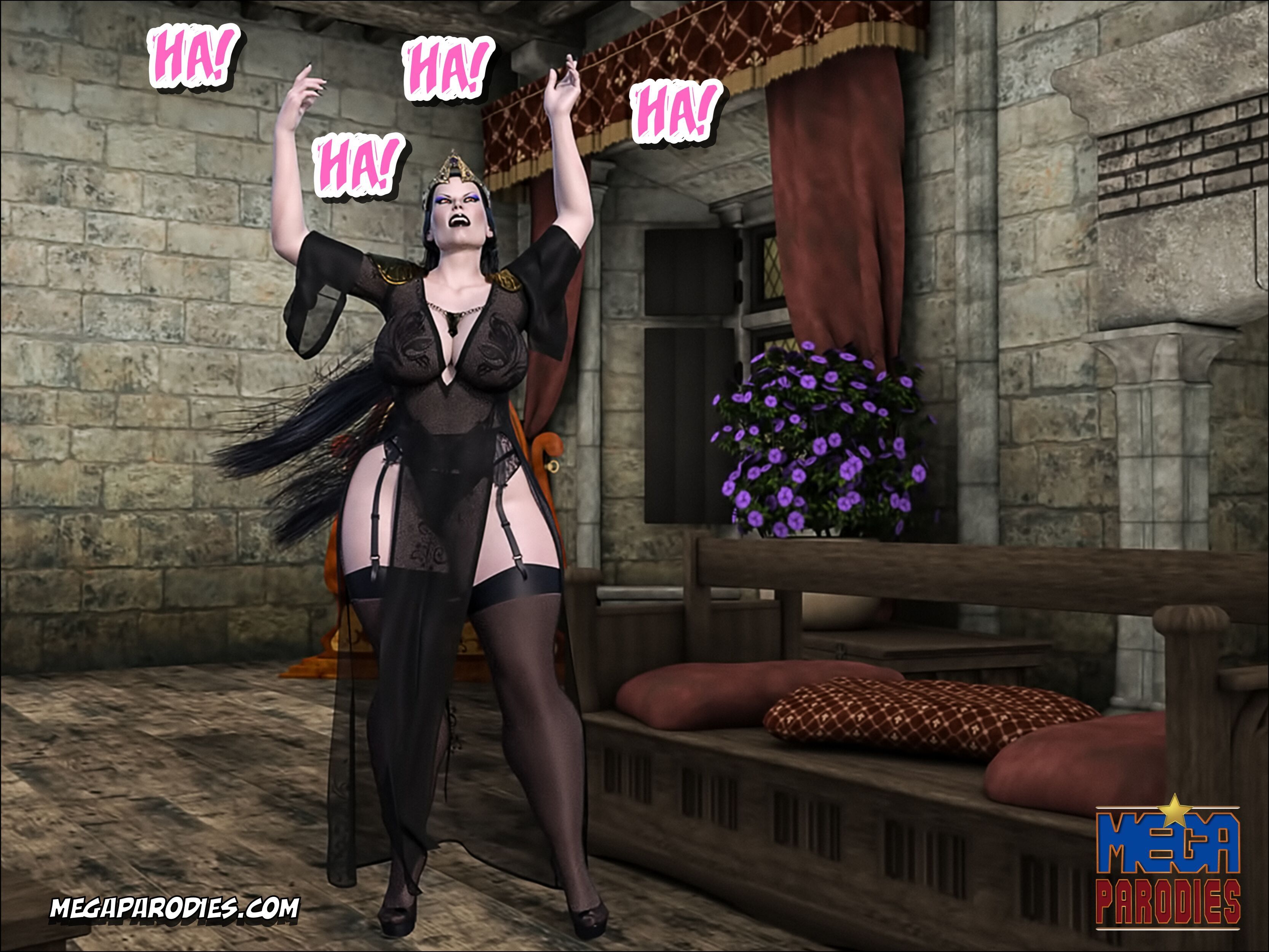 Snow White (Snow White And The Seven Dwarfs) [MegaParodies] - Chapter 2 — Page 6