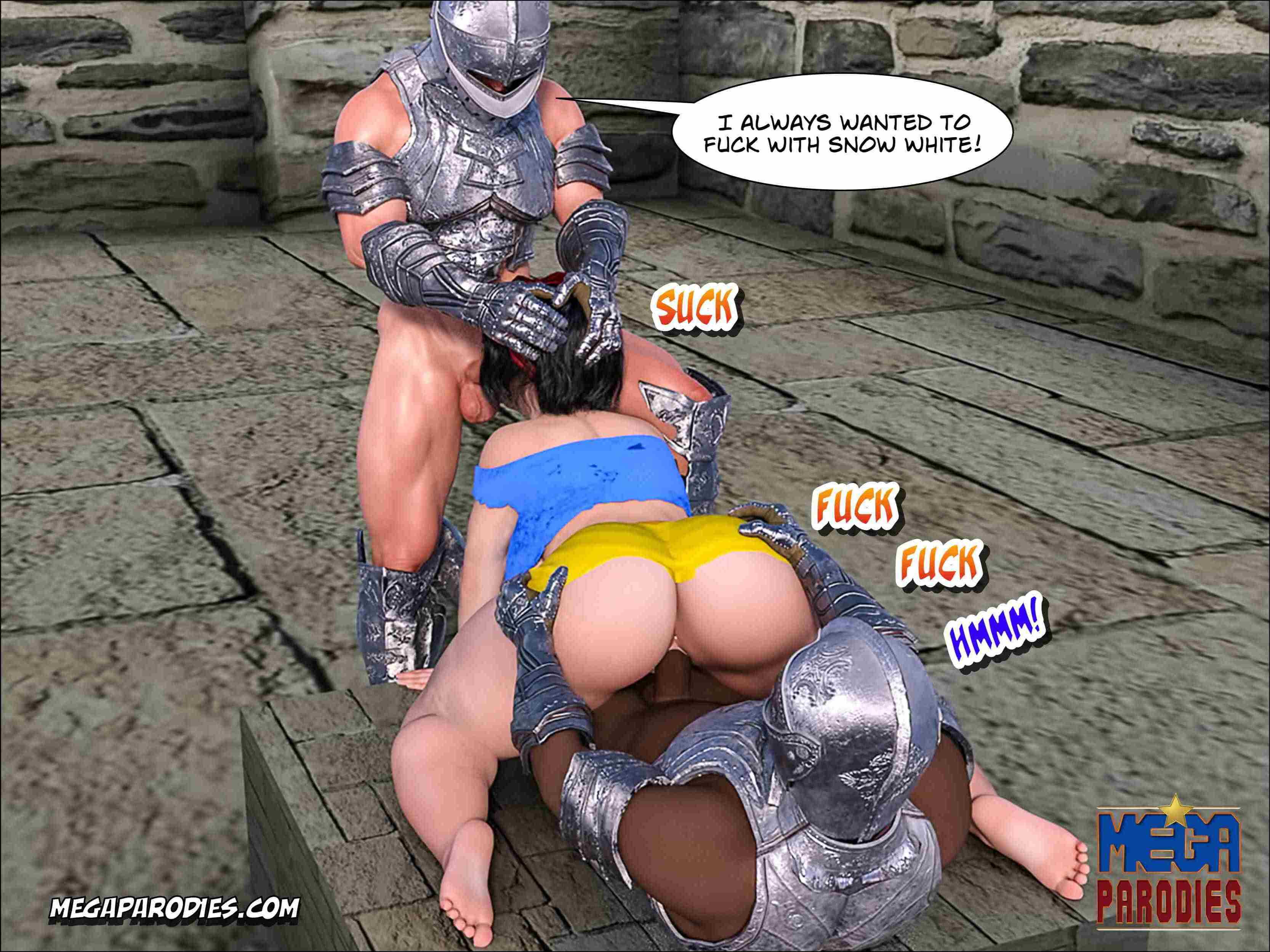 Snow White (Snow White And The Seven Dwarfs) [MegaParodies] - Chapter 3 — Page 10