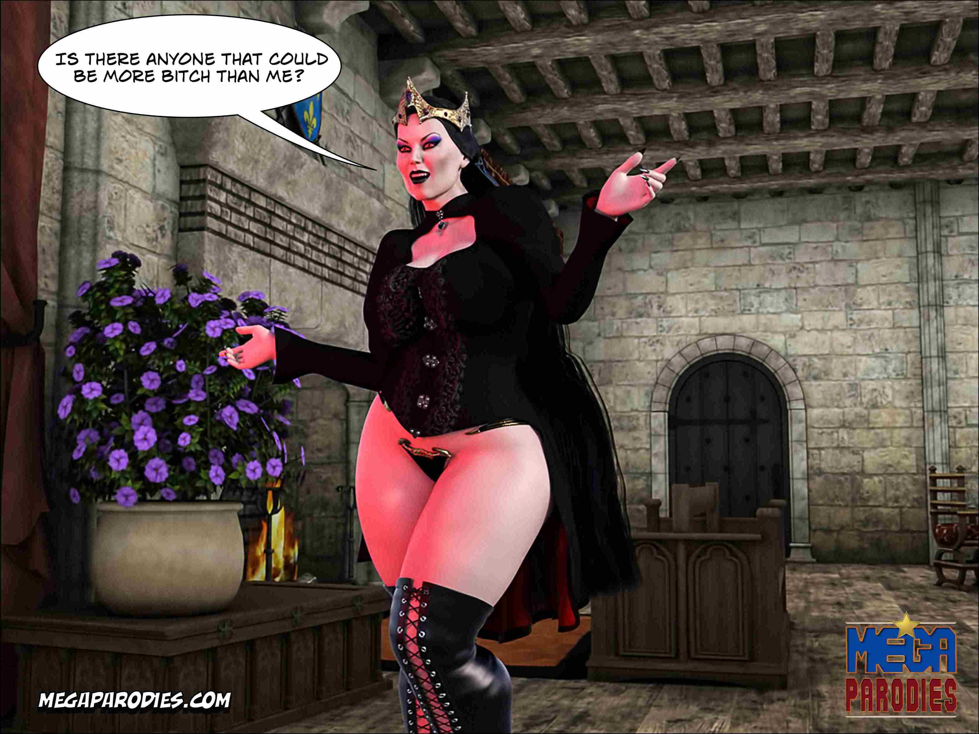 Snow White (Snow White And The Seven Dwarfs) [MegaParodies] - Chapter 3 — Page 57