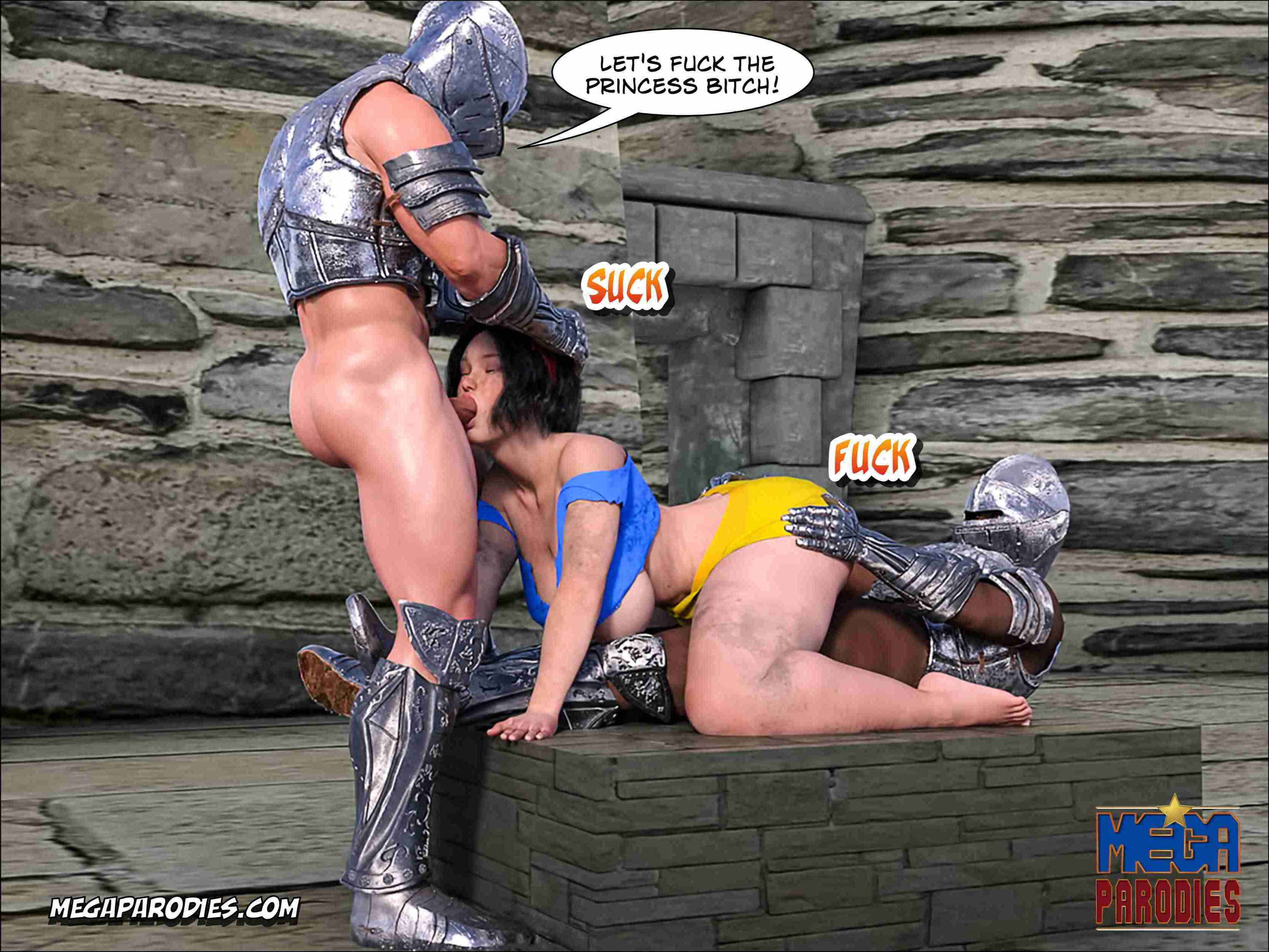 Snow White (Snow White And The Seven Dwarfs) [MegaParodies] - Chapter 3 — Page 9