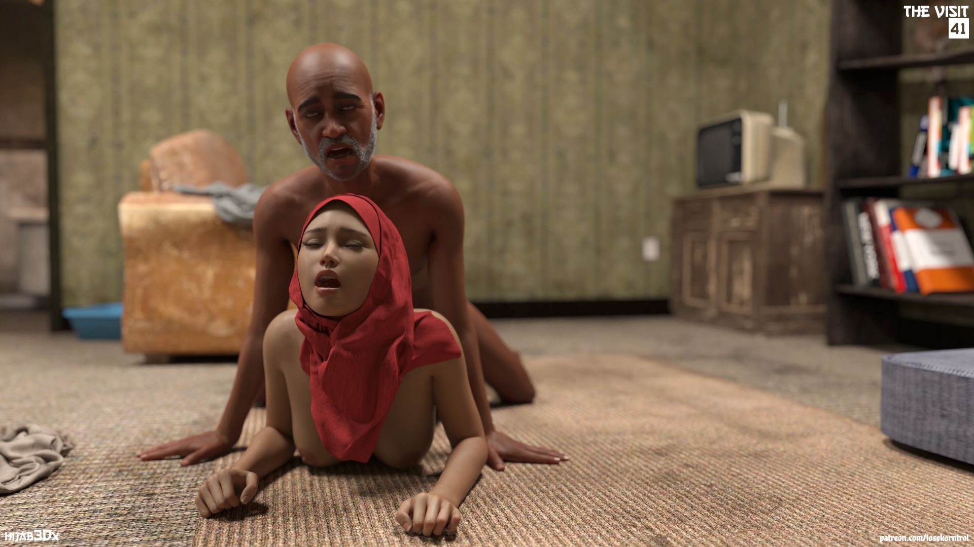 The Visit [LoseKorntrol , Hijab 3DX] - Chapter 1 — Page 41