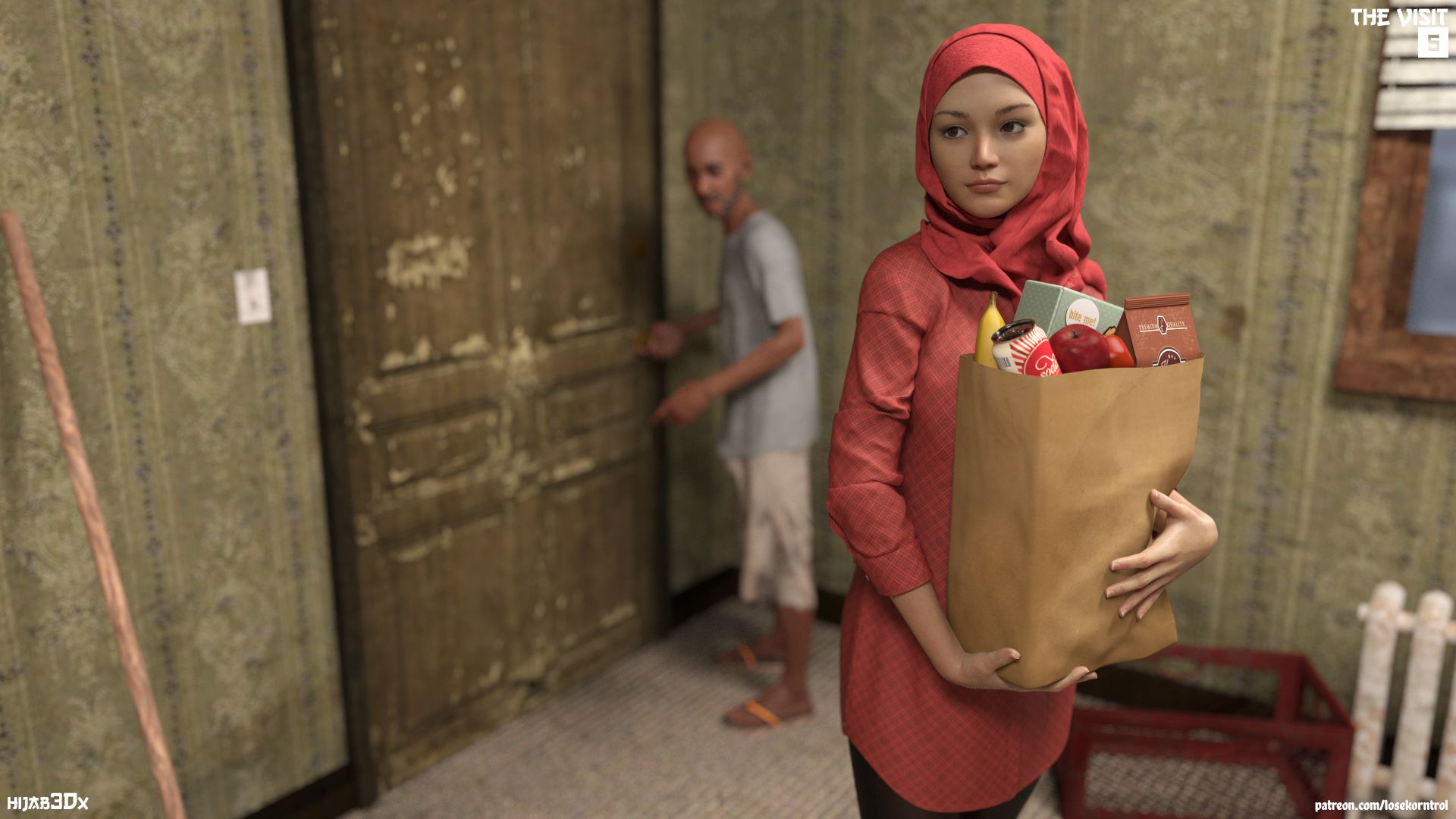 The Visit [LoseKorntrol , Hijab 3DX] - Chapter 1 — Page 5