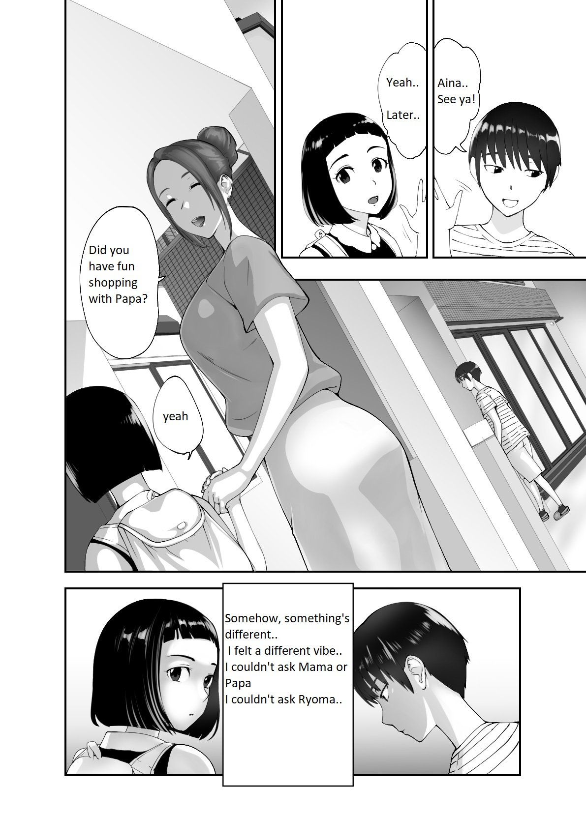 My Childhood Friend Is Doing It With My Mom [Pink Taro] - Chapter 1 — Page 46