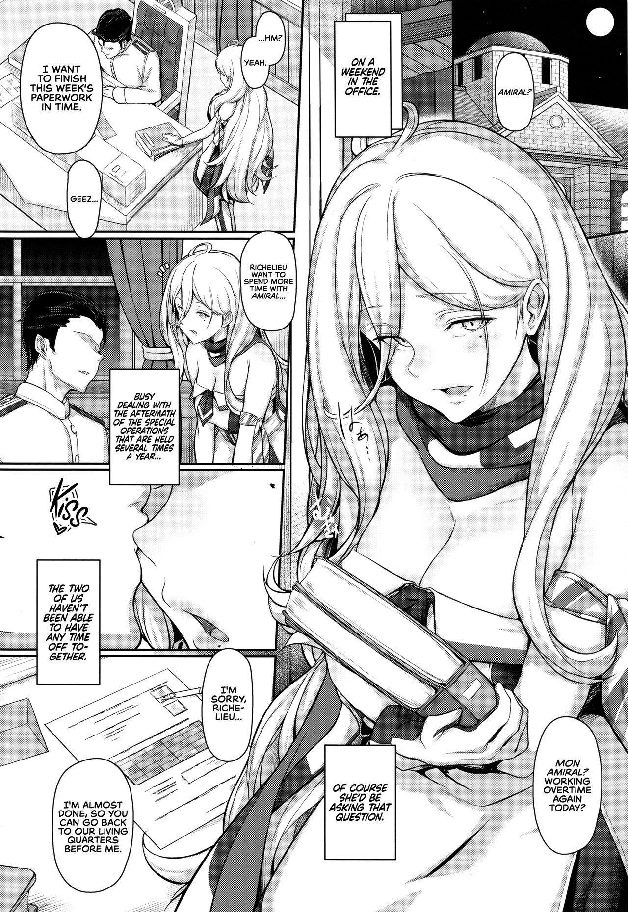 Richelieu My Love Dish (Kantai Collection) [Osterei] - Chapter 1 — Page 4