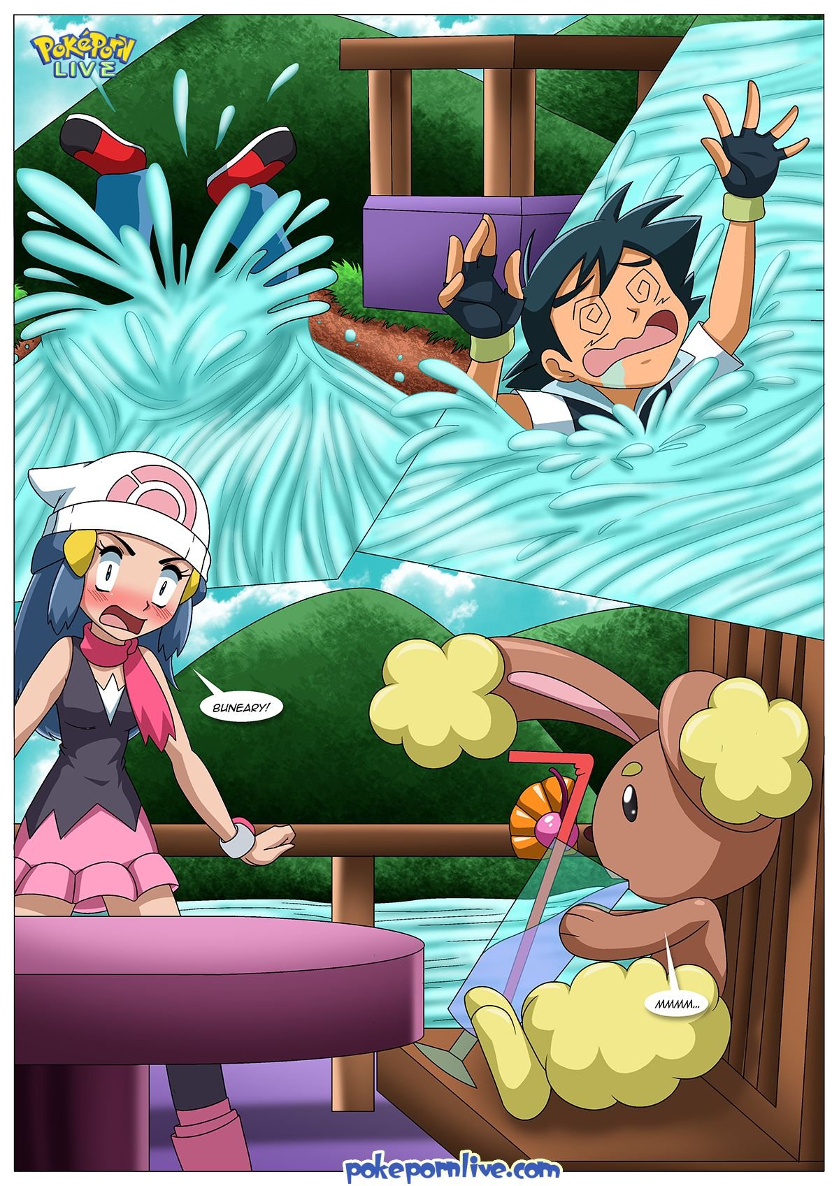 Double Hit (Pokemon) [Palcomix] - Chapter 1 — Page 4