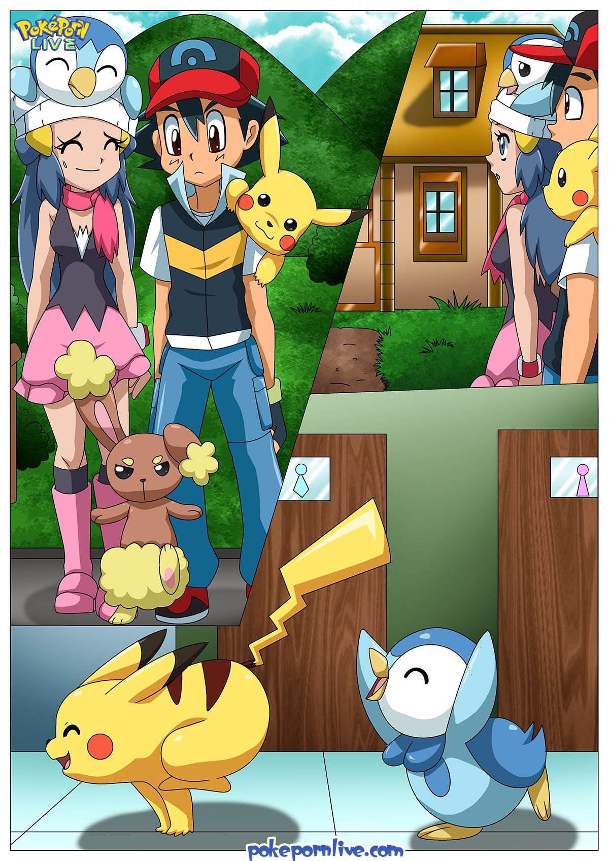 Double Hit (Pokemon) [Palcomix] - Chapter 1 — Page 9