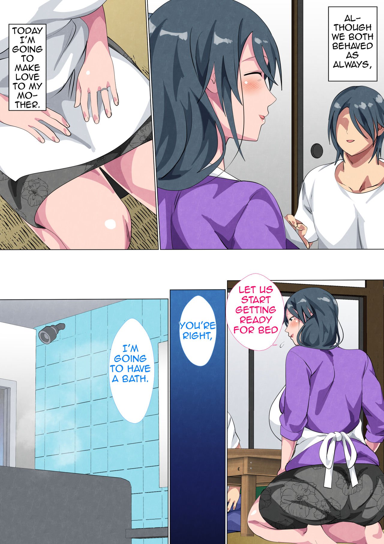 Widowed Mother Sayoko – Record of a Copulation of a Mother and Son Living in a Small Room [Spices] - Chapter 1 — Page 29