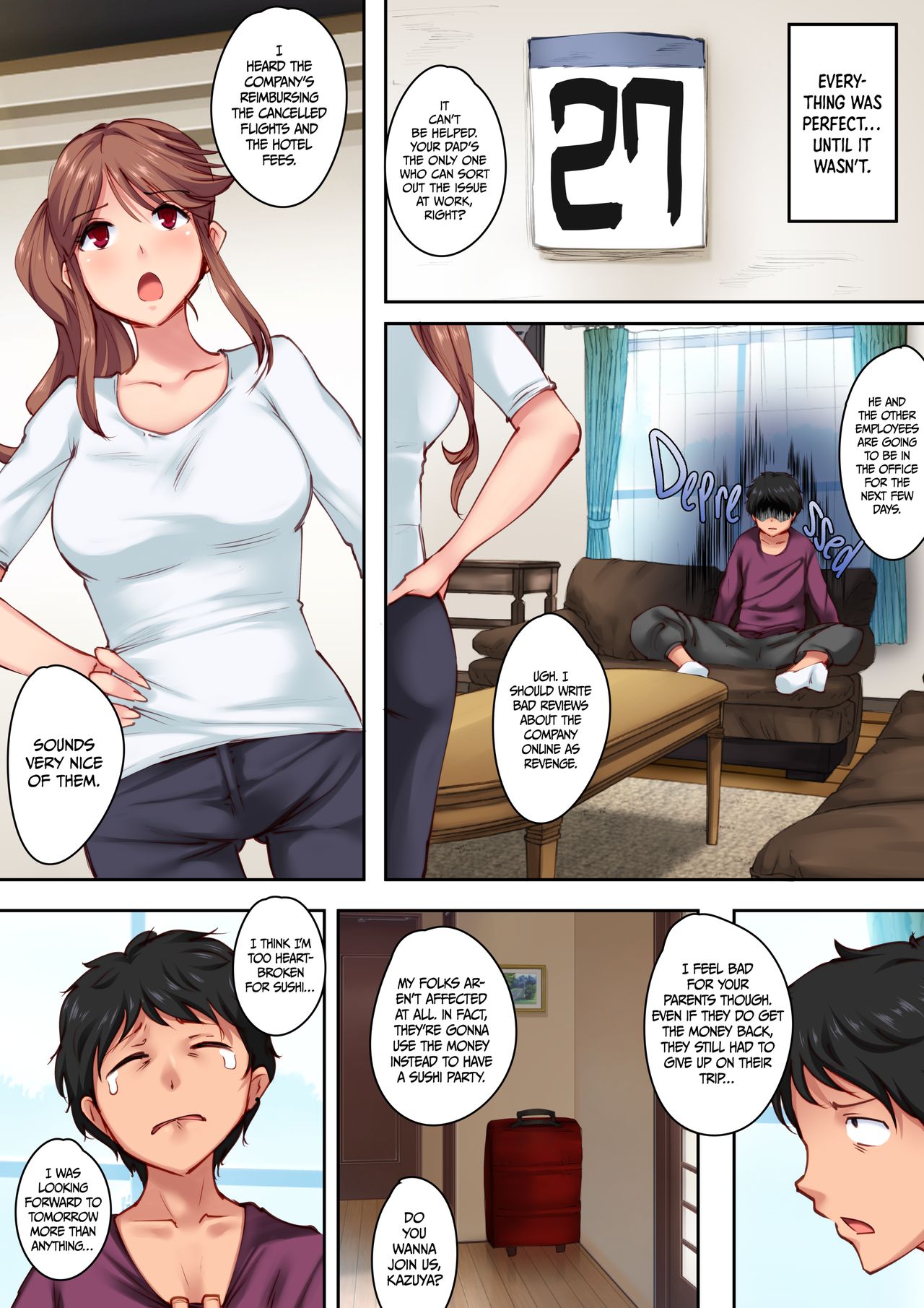 Home Alone Romp with my Childhood Friend [Val] - Chapter 1 — Page 6