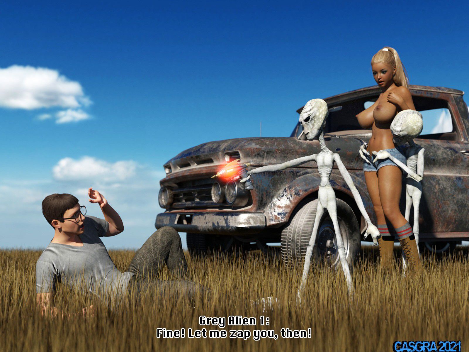 Bridget Gets Abducted [Casgra] - Chapter 1 — Page 14