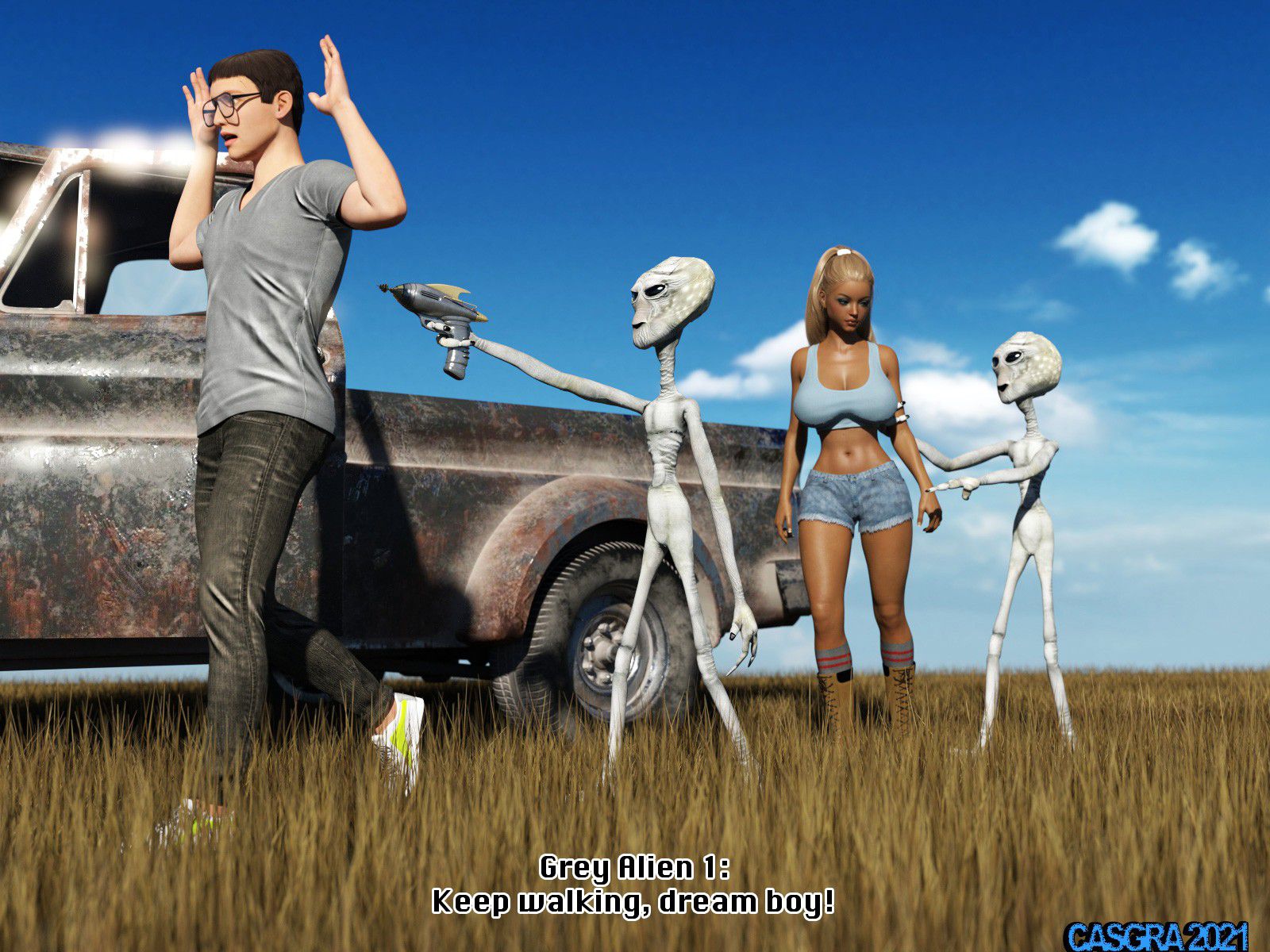 Bridget Gets Abducted [Casgra] - Chapter 1 — Page 8