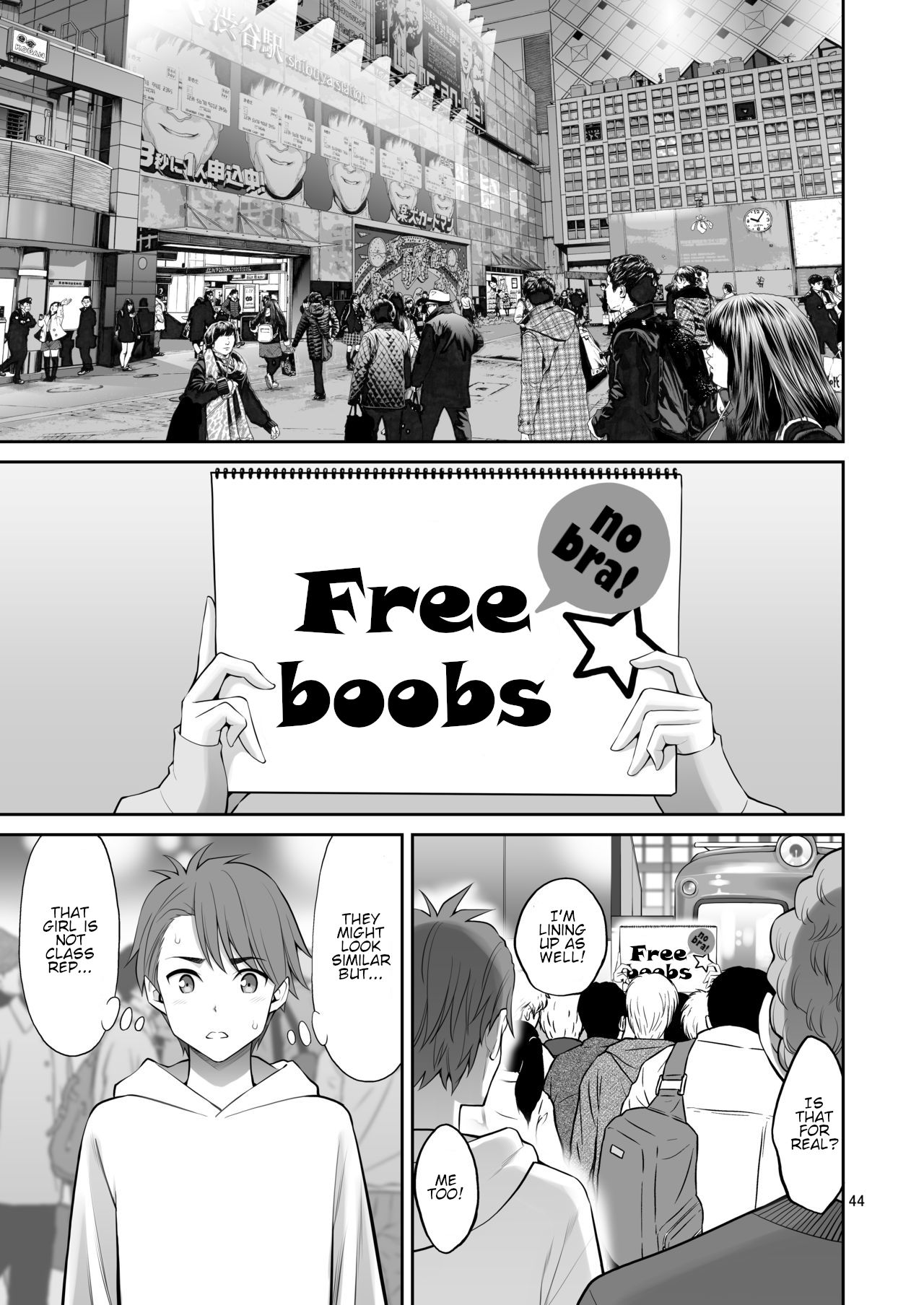 Free Boobs [Yahiro Pochi] - Chapter 1 — Page 44