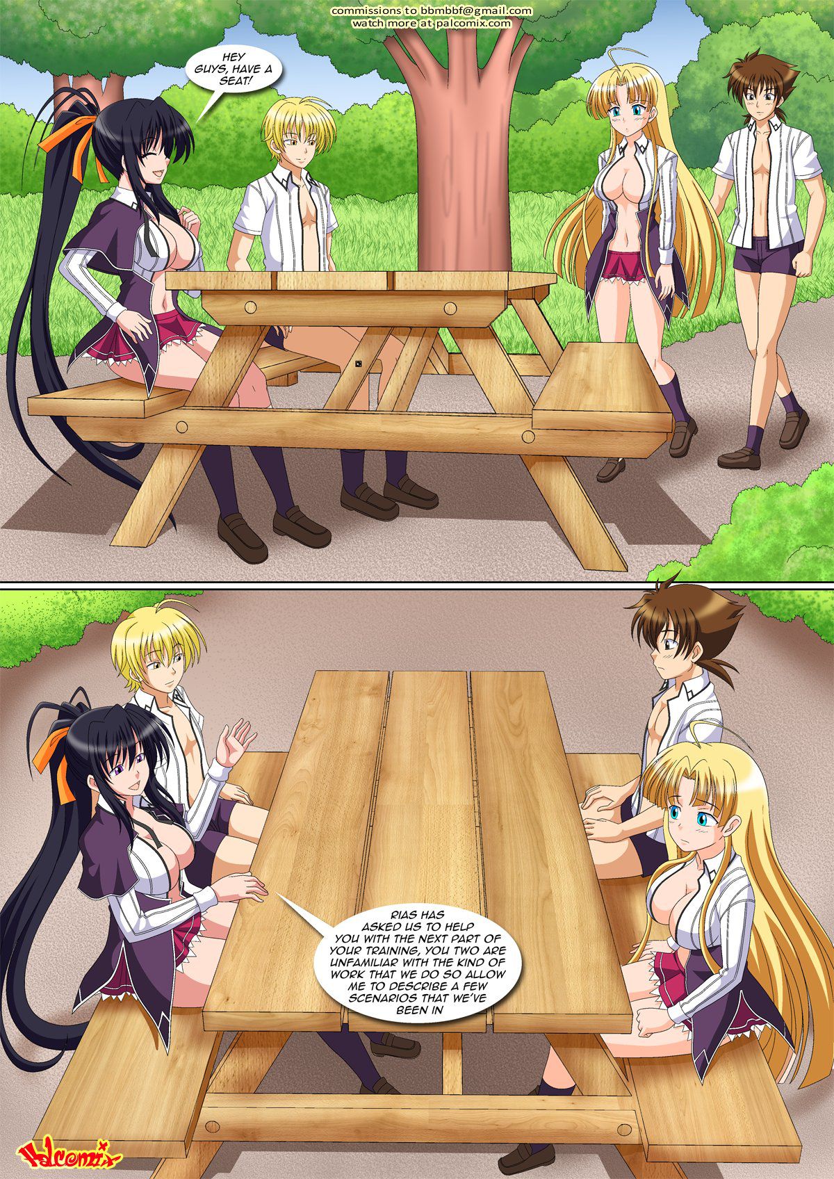Subjugation Before Liberation (High School DxD) [Palcomix] - Chapter 2 — Page 4