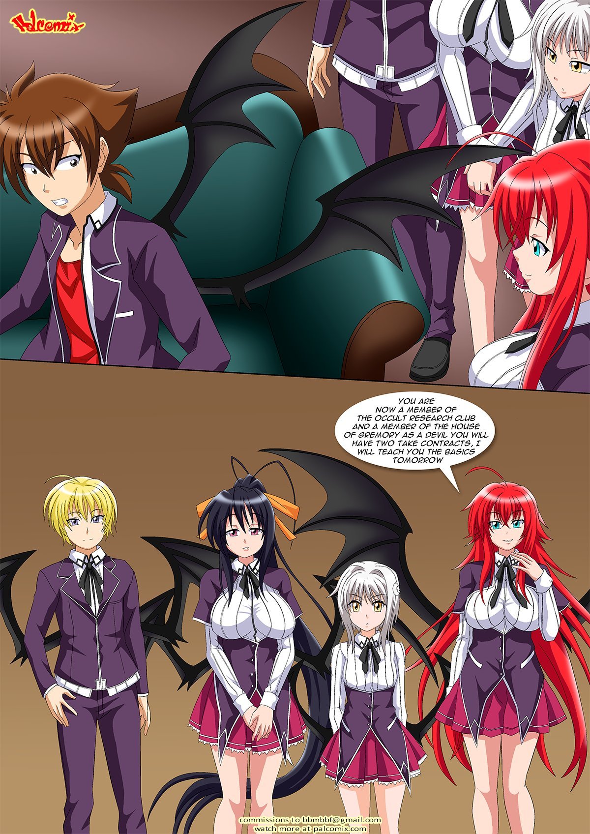 Subjugation Before Liberation (High School DxD) [Palcomix] - Chapter 1 — Page 4