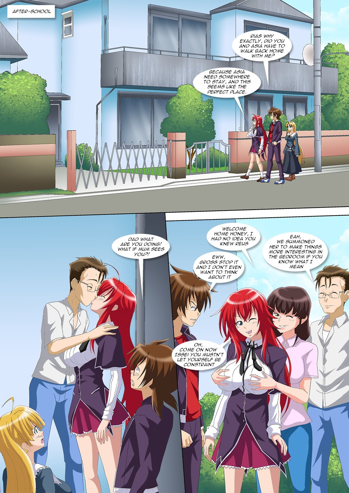 Subjugation Before Liberation (High School DxD) [Palcomix] - Chapter 1 — Page 5