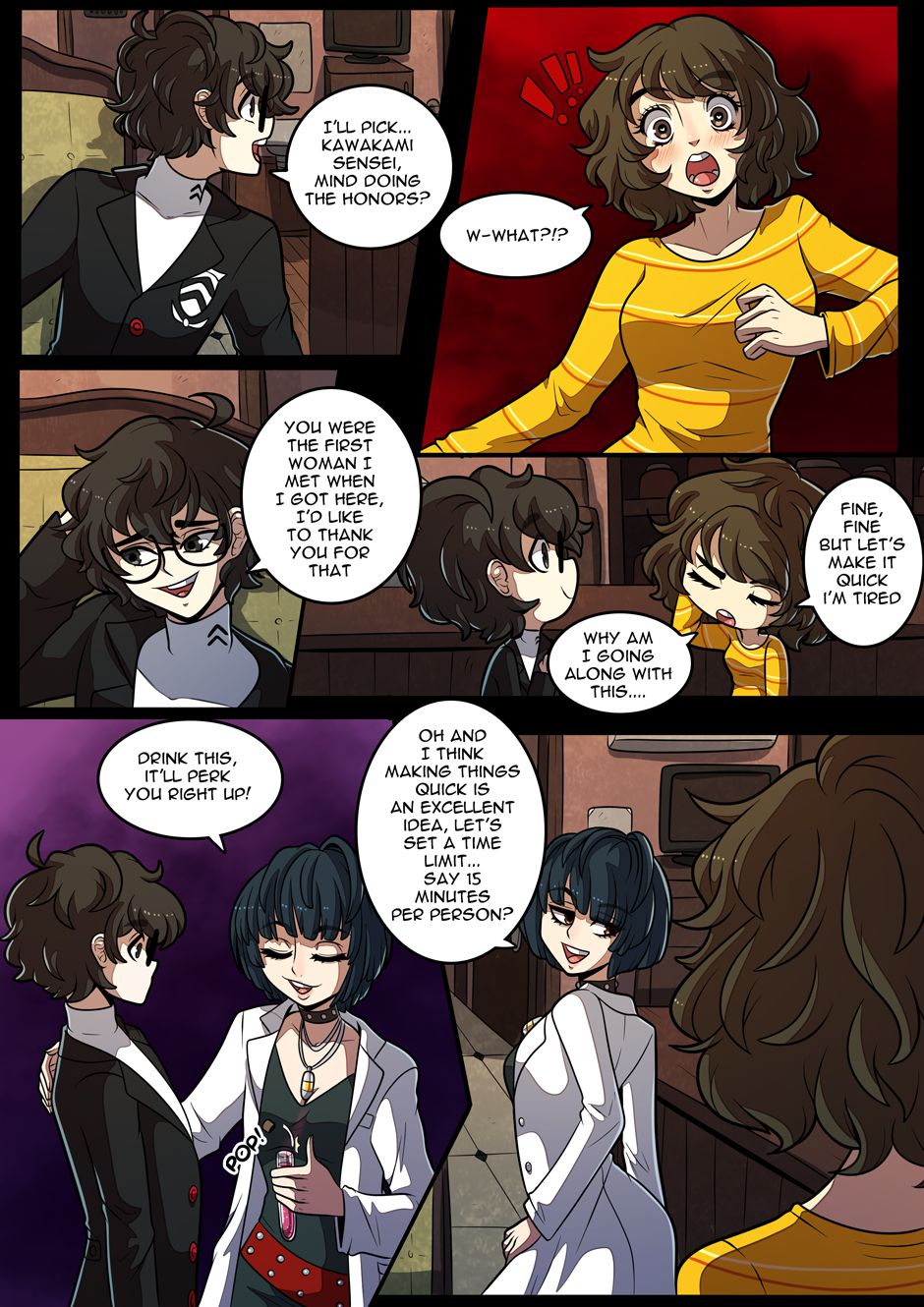 Joker’s Test of Endurance (Persona 5) [Kinkymation] - Chapter 2 — Page 8