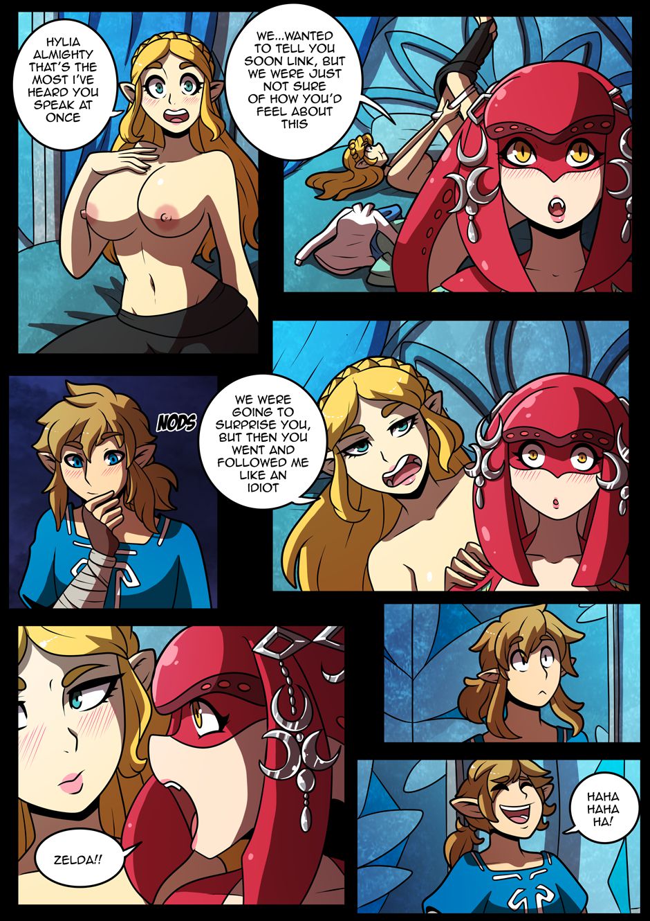 Princesses’s Domain (The Legend of Zelda) [Kinkymation] - Chapter 1 — Page 7