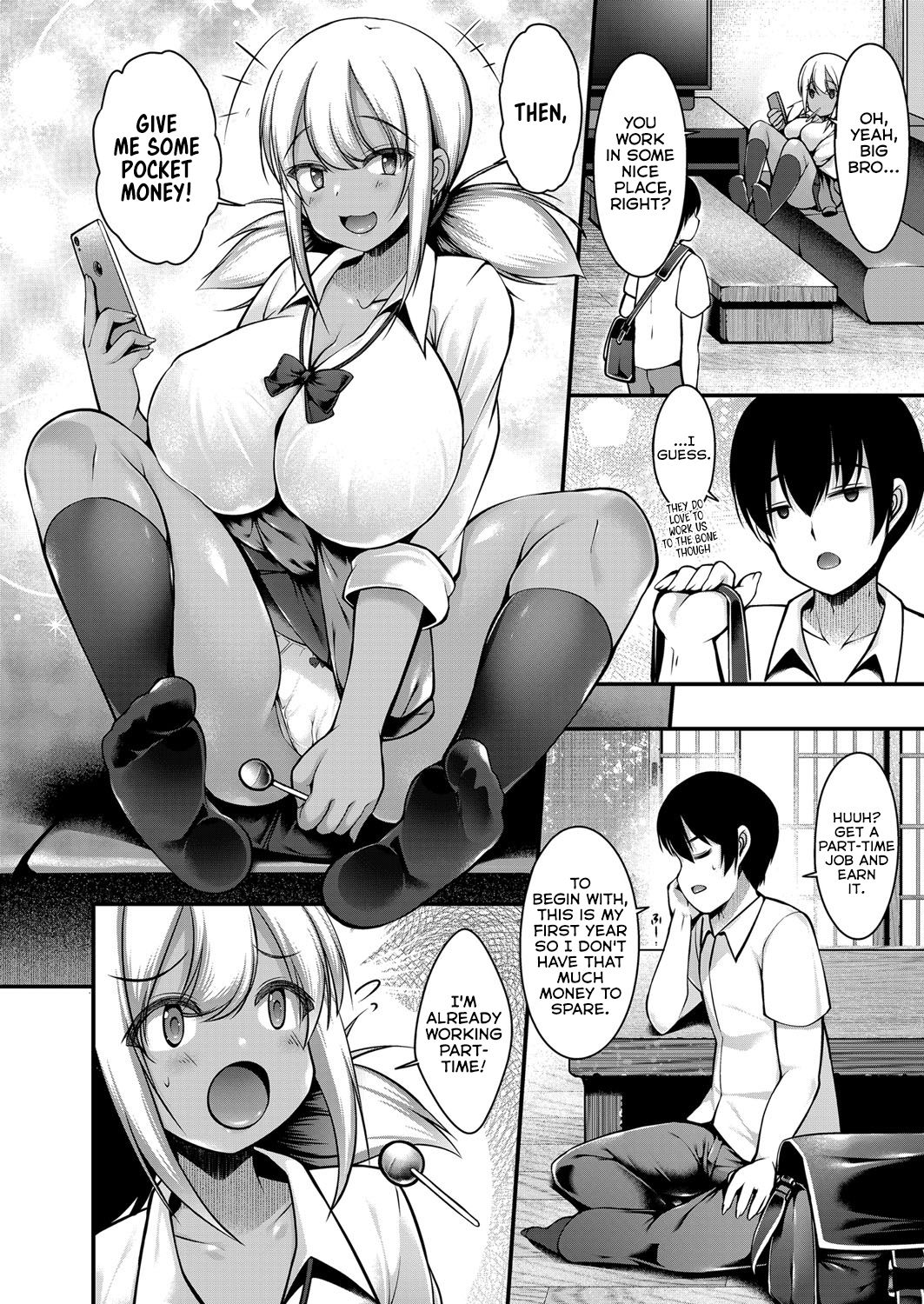 I Moved To The Countryside And Lived With My Black Gal Sister [Kotoba Ai] - Chapter 1 — Page 6