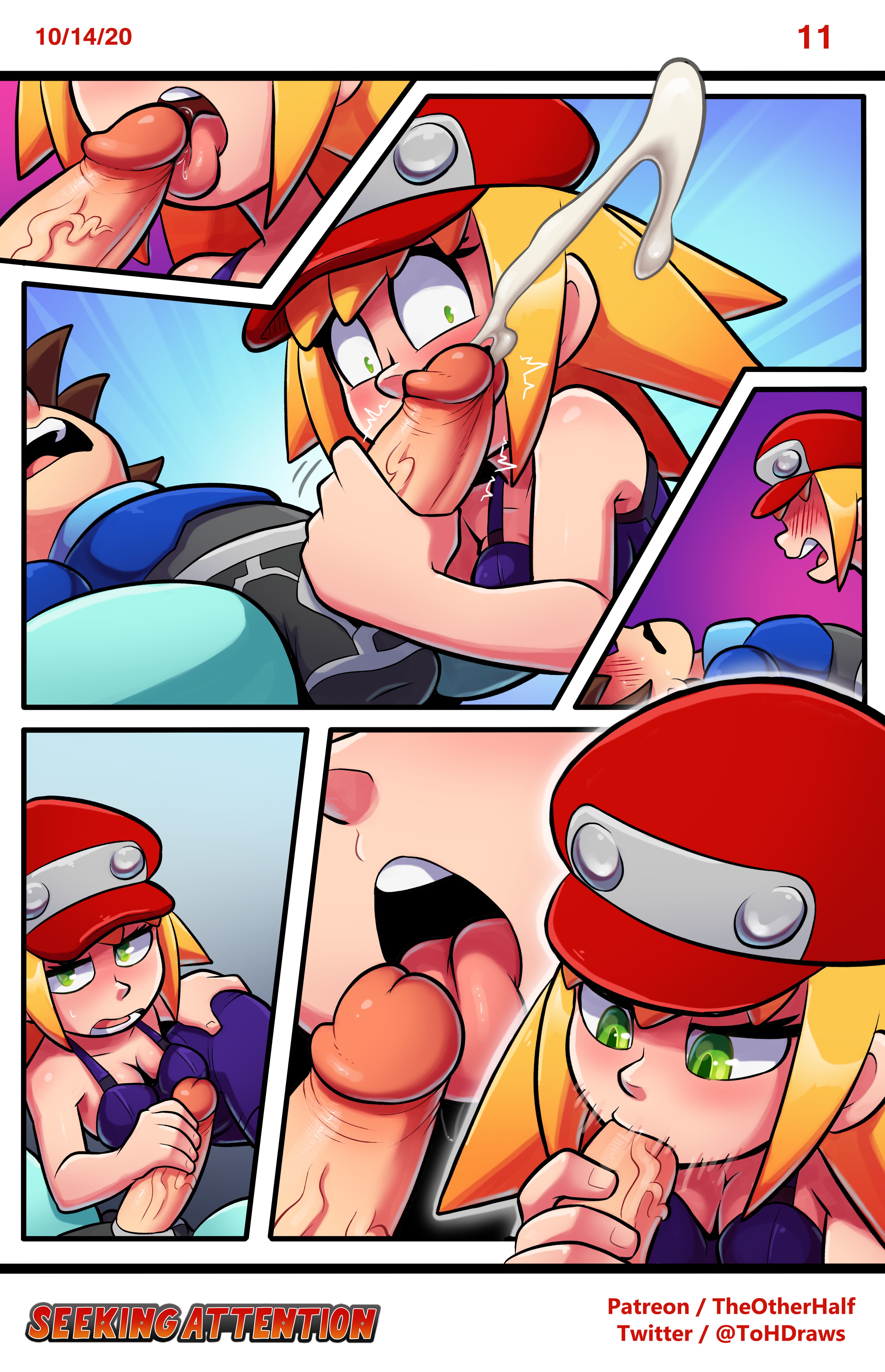 Seeking Attention (Mega Man Legends) [TheOtherHalf] - Chapter 1.5 — Page 11