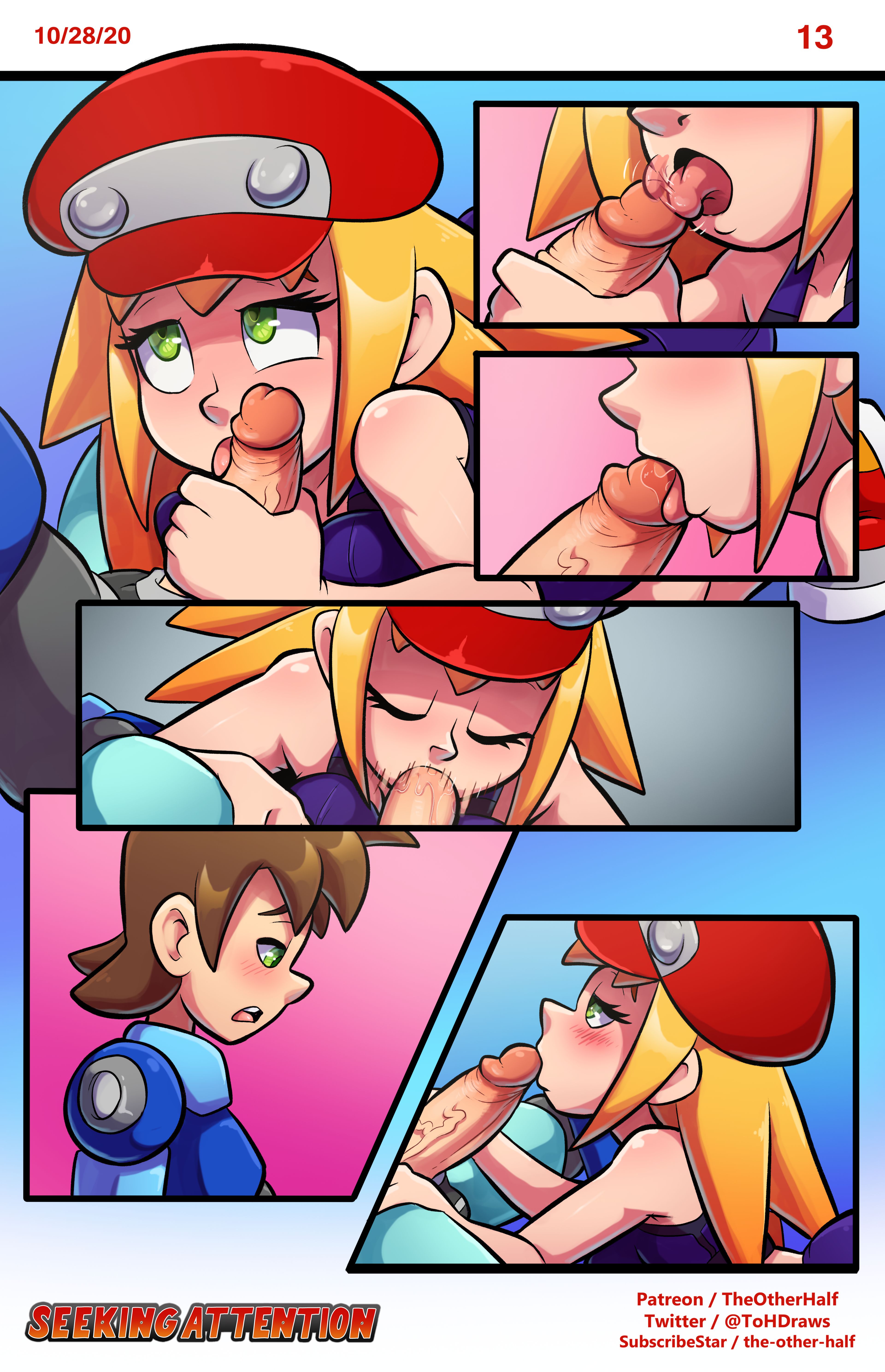 Seeking Attention (Mega Man Legends) [TheOtherHalf] - Chapter 1.5 — Page 13