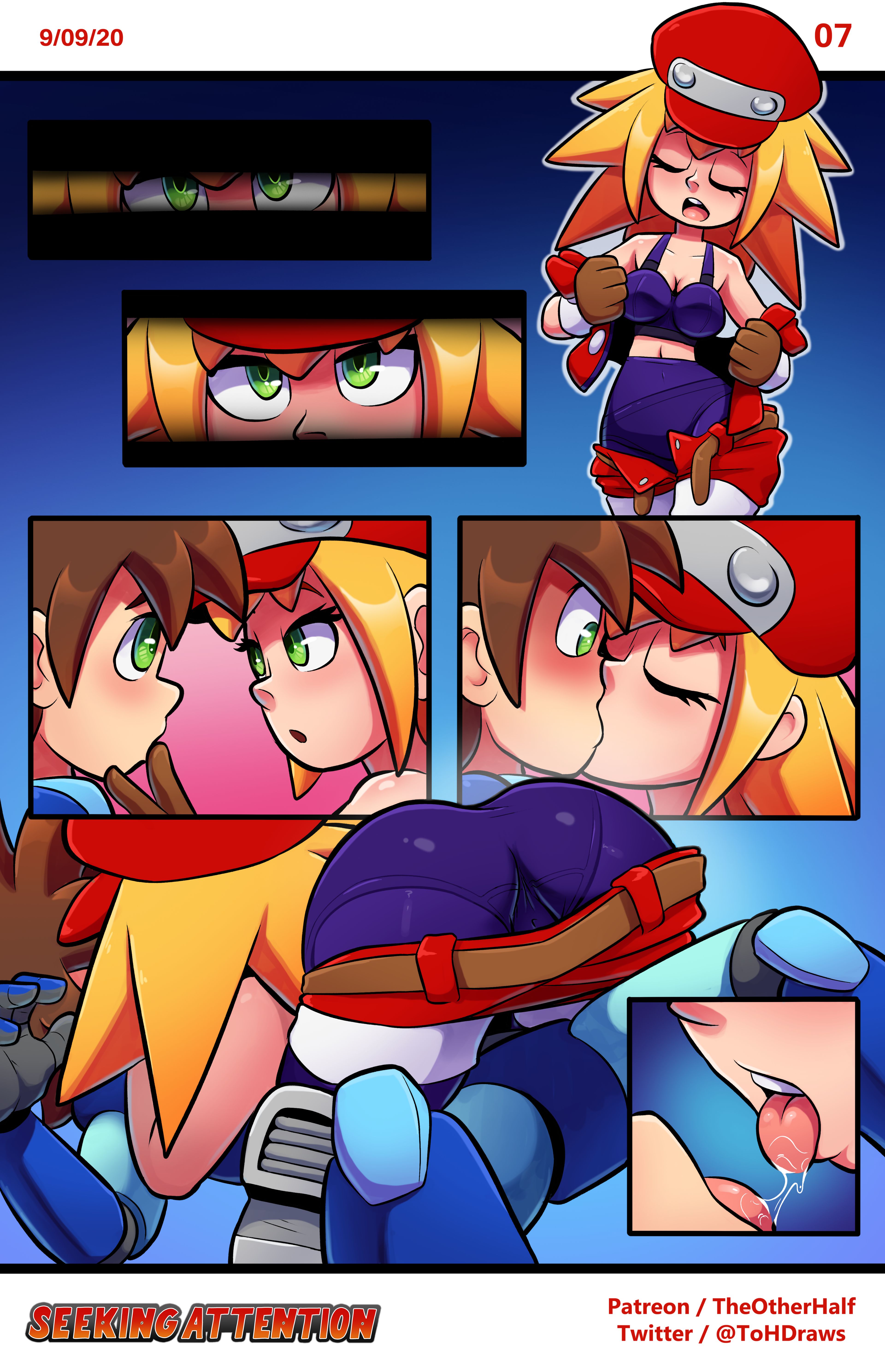 Seeking Attention (Mega Man Legends) [TheOtherHalf] - Chapter 1.5 — Page 7