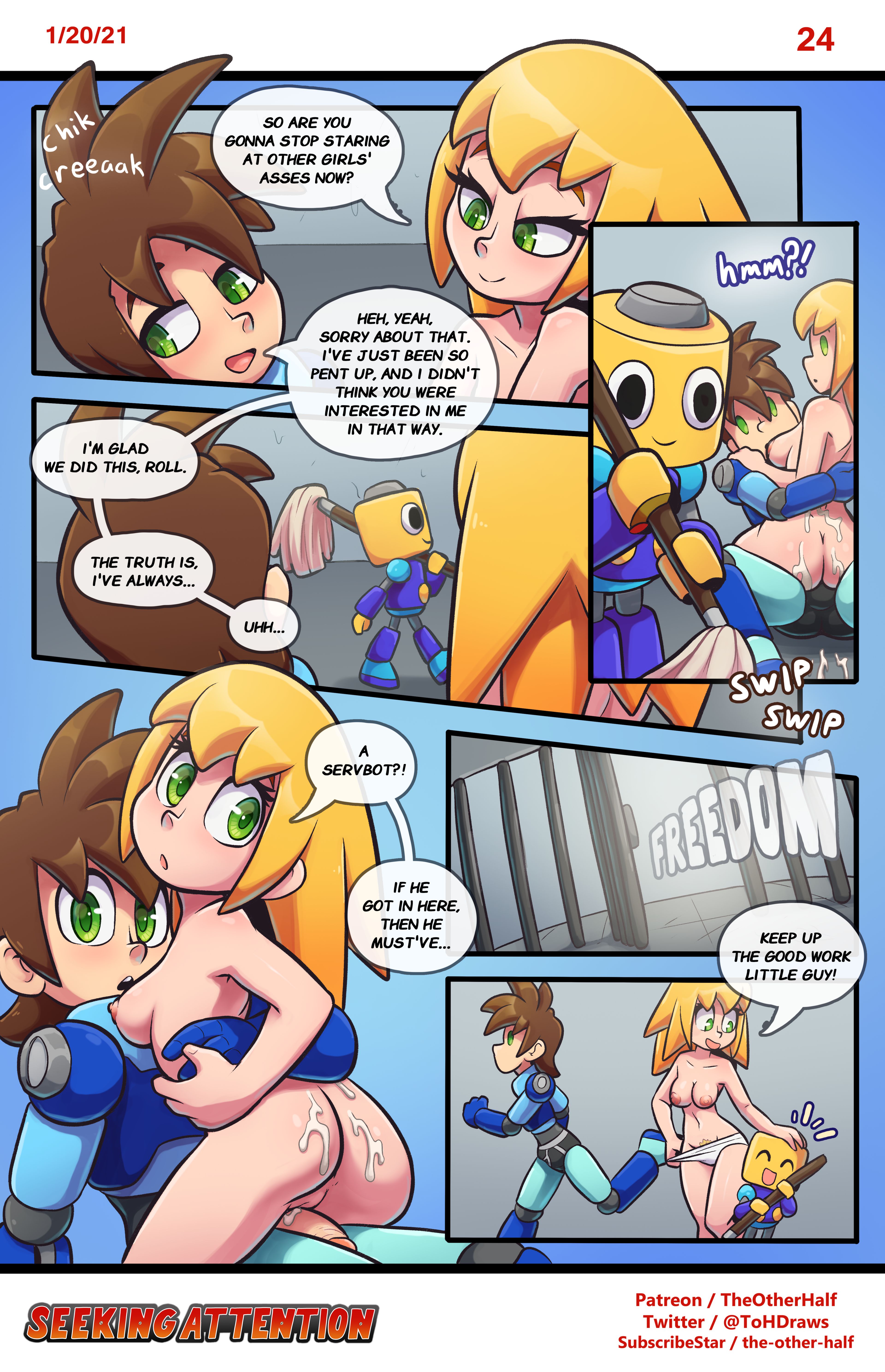 Seeking Attention (Mega Man Legends) [TheOtherHalf] - Chapter 1 — Page 25