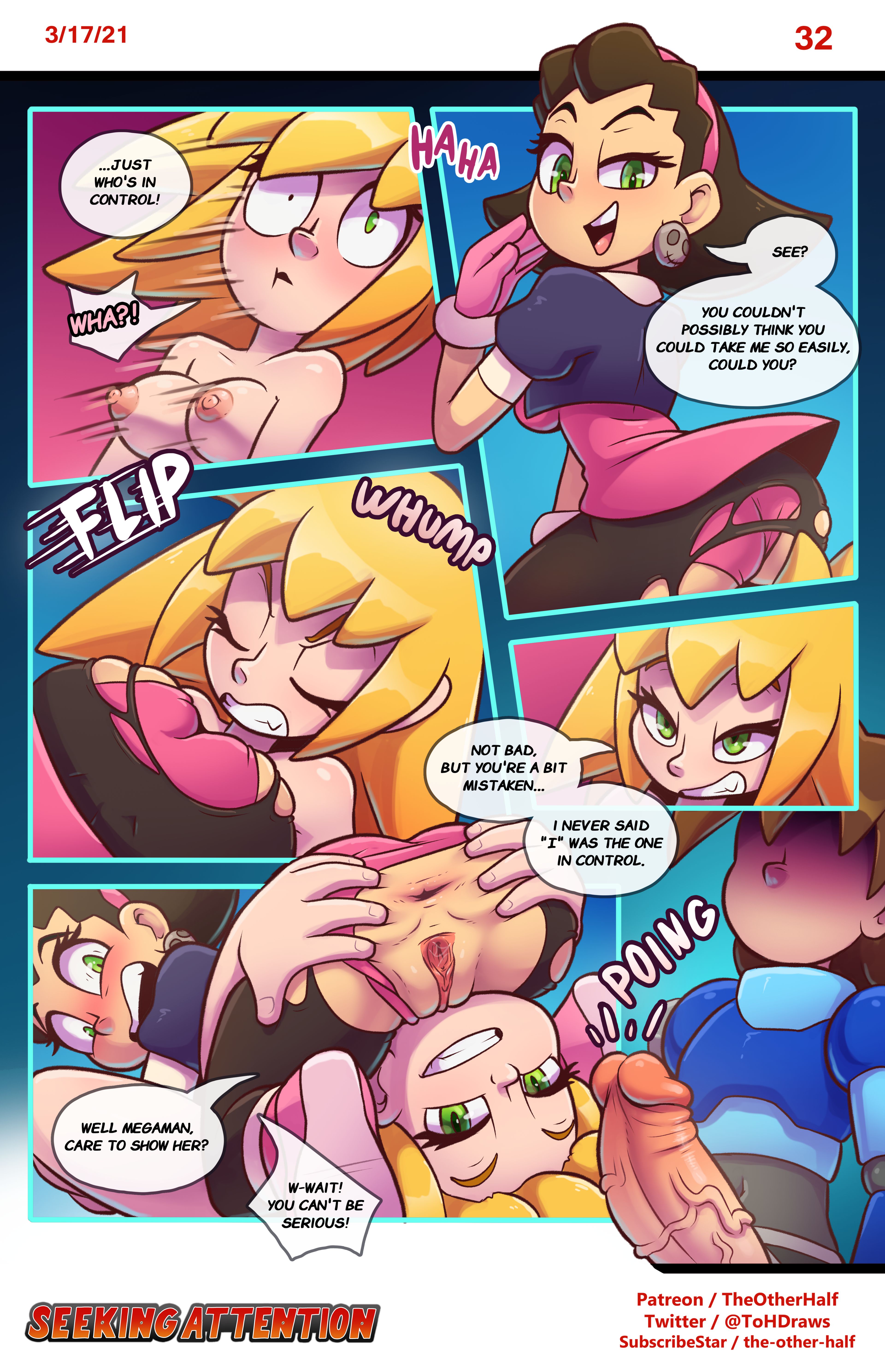 Seeking Attention (Mega Man Legends) [TheOtherHalf] - Chapter 1 — Page 33