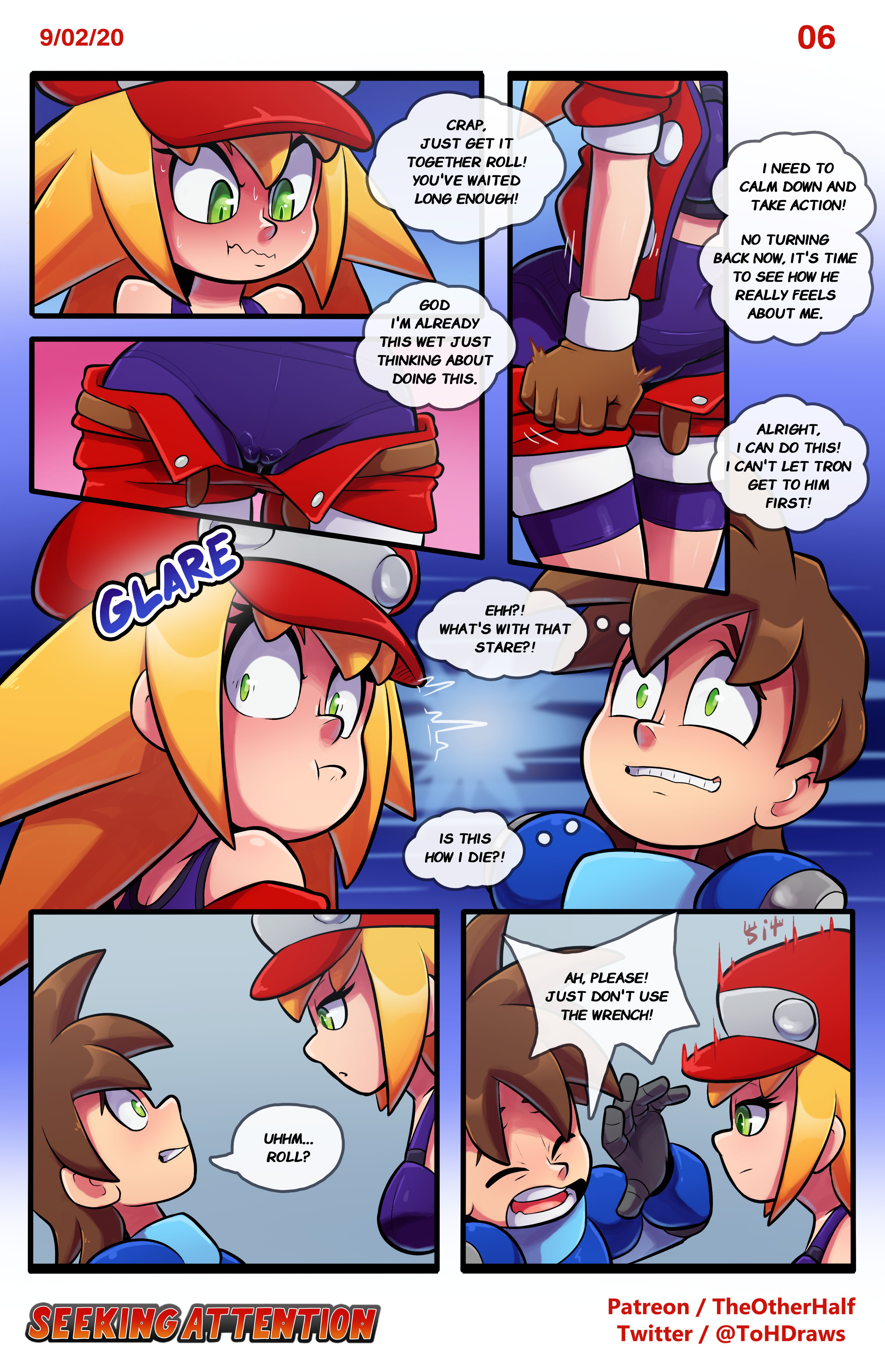 Seeking Attention (Mega Man Legends) [TheOtherHalf] - Chapter 1 — Page 7