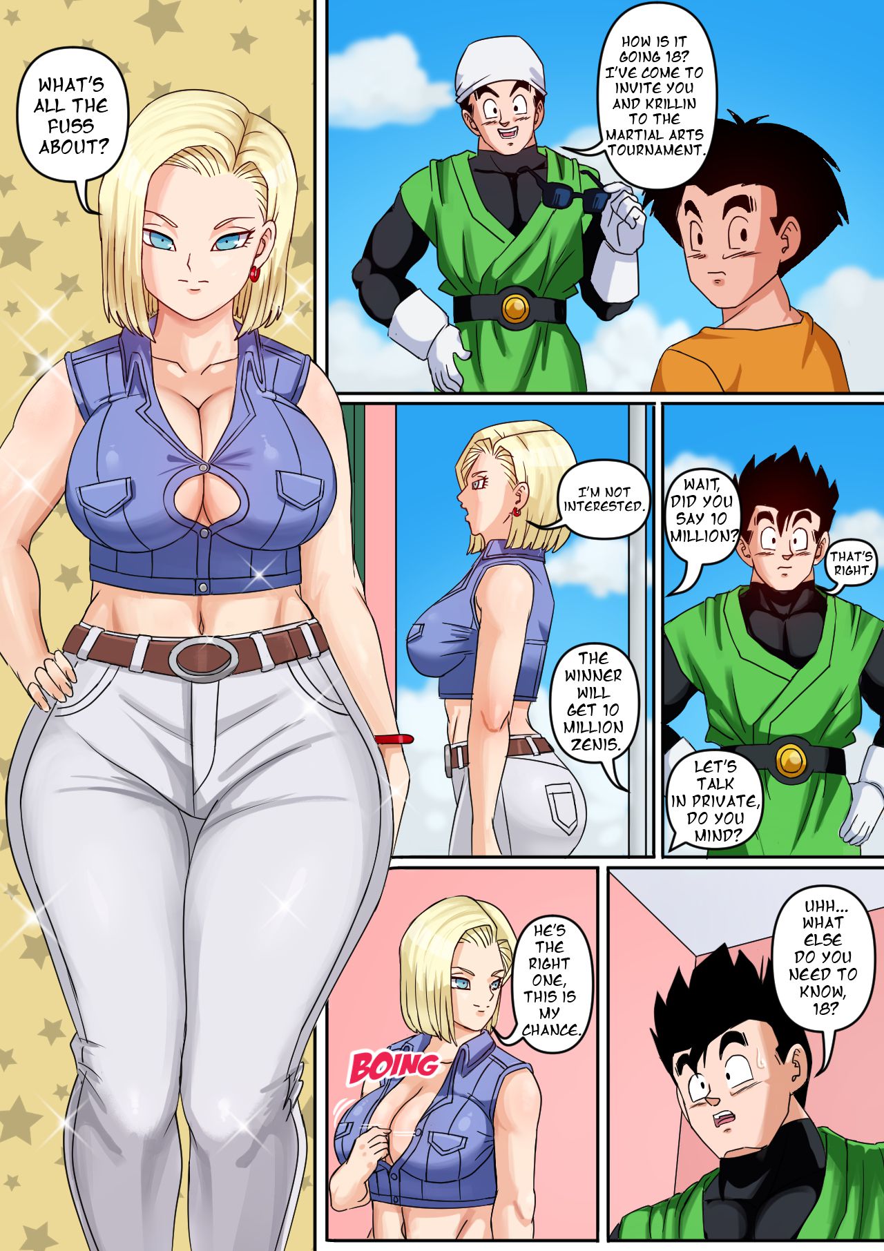 Android 18 And Gohan (Dragon Ball Z) [Pink Pawg] - Chapter 1 — Page 5