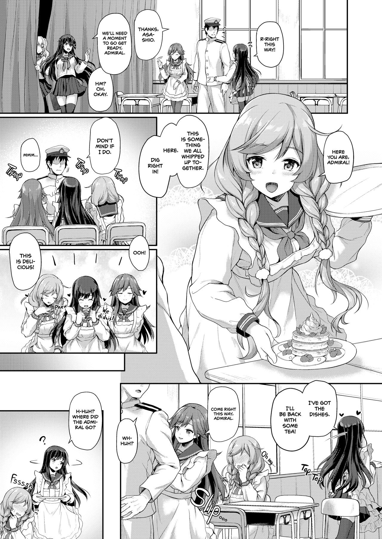 Secretly Serviced by My Sweet Secretaries (Kantai Collection -KanColle-) [Awayume] - Chapter 1 — Page 6
