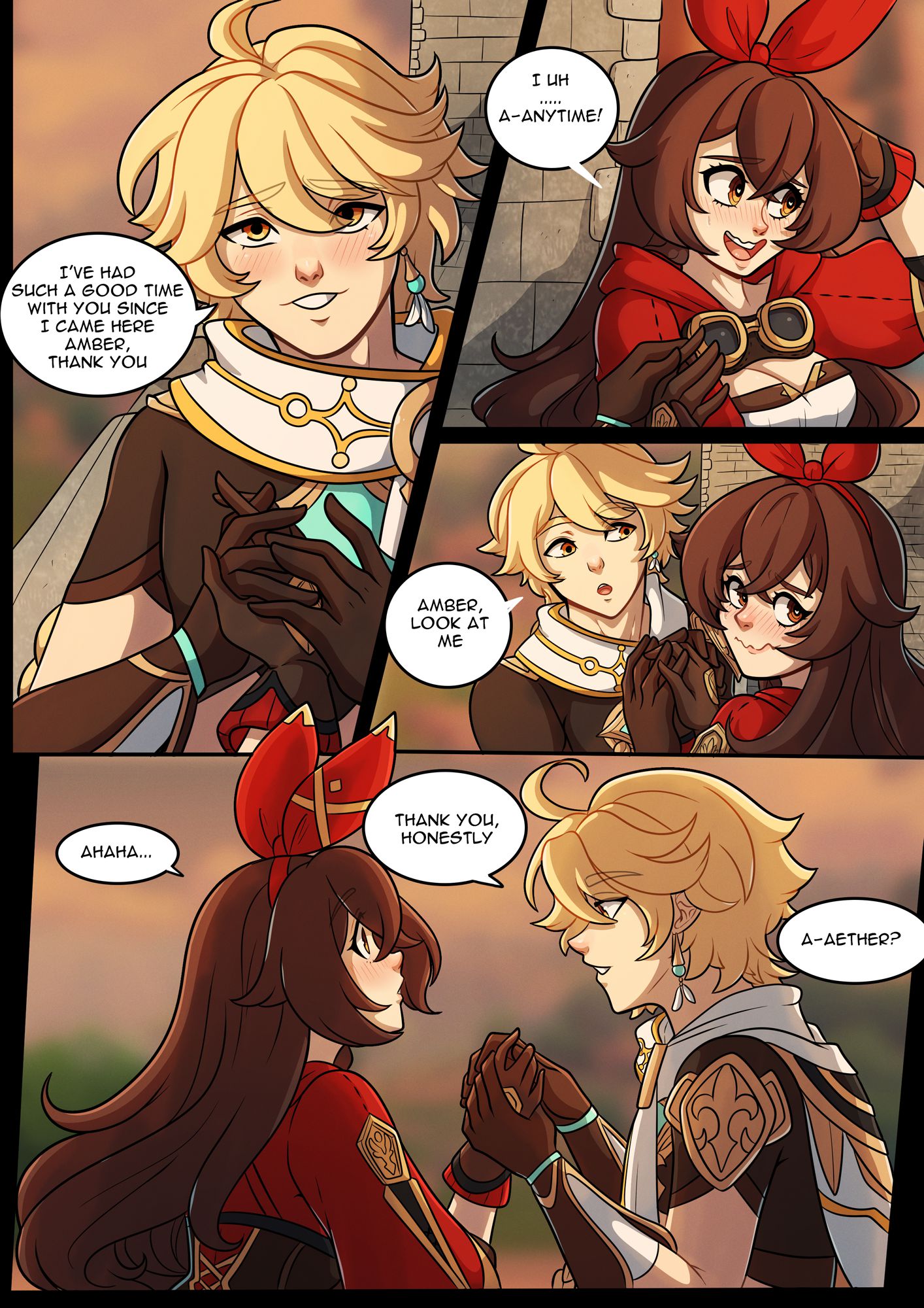 The Traveler’s Guide to Teyvat’s Heart – Amber (Genshin Impact) [Kinkymation] - Chapter 1 — Page 7