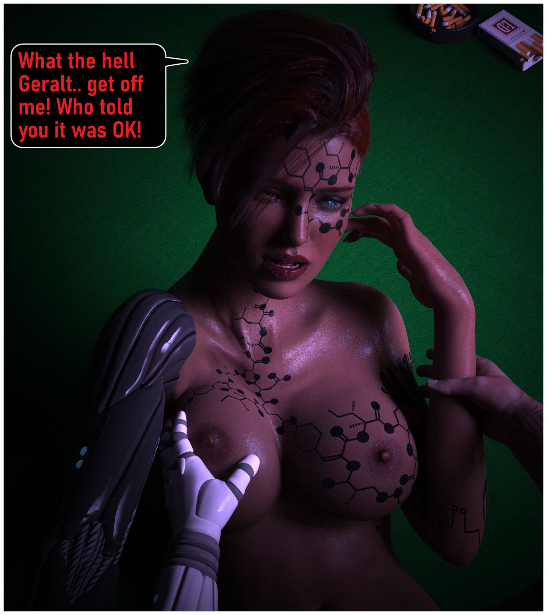 Cyberpunked (Cyberpunk 2077 , The Witcher) [Manual_Focus] - Chapter 1 — Page 37