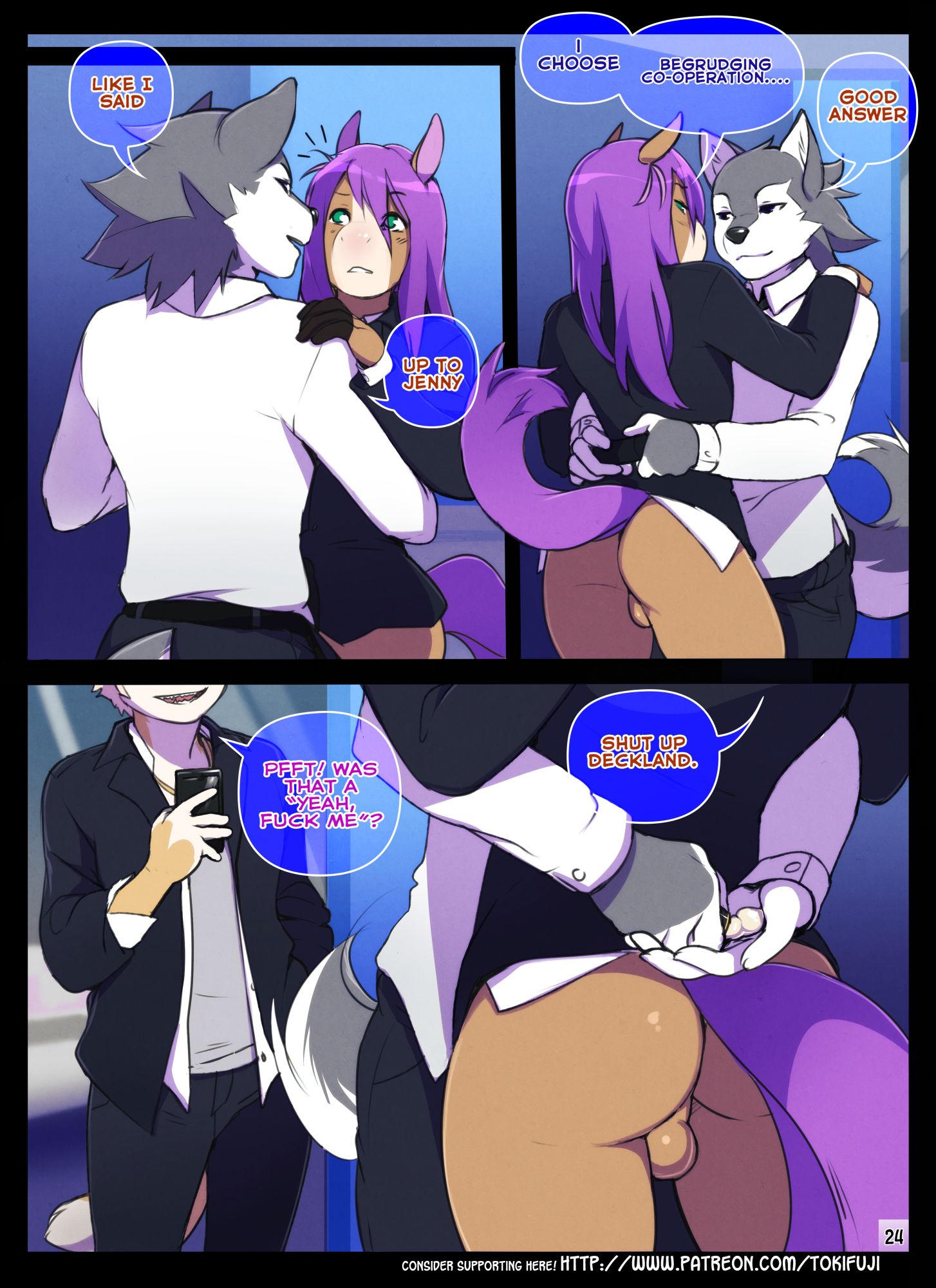 Going Down in Glory [Tokifuji] - Chapter 1 — Page 24