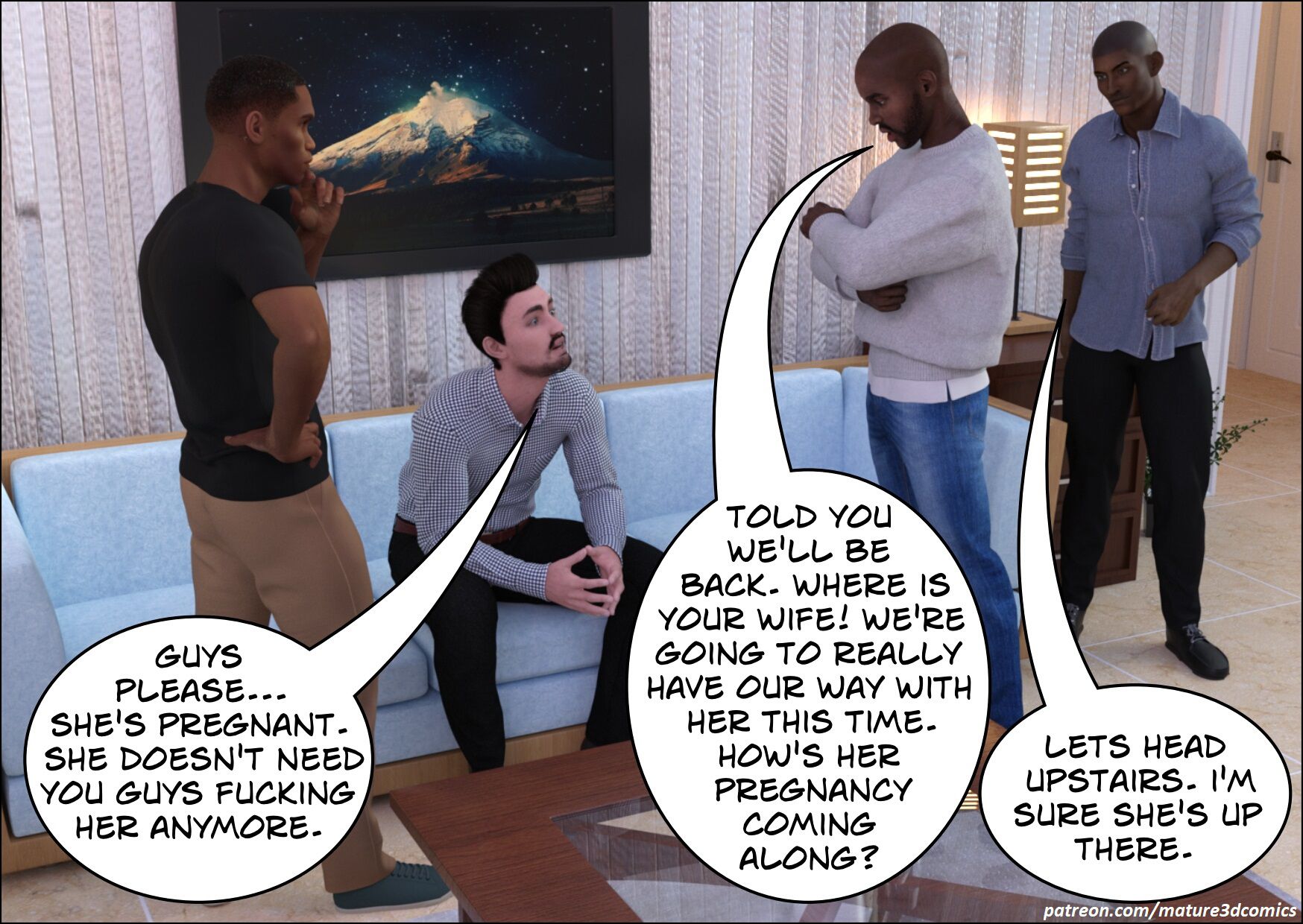 Slutwife Gangbang [Mature3DComics] - Chapter 1 — Page 19