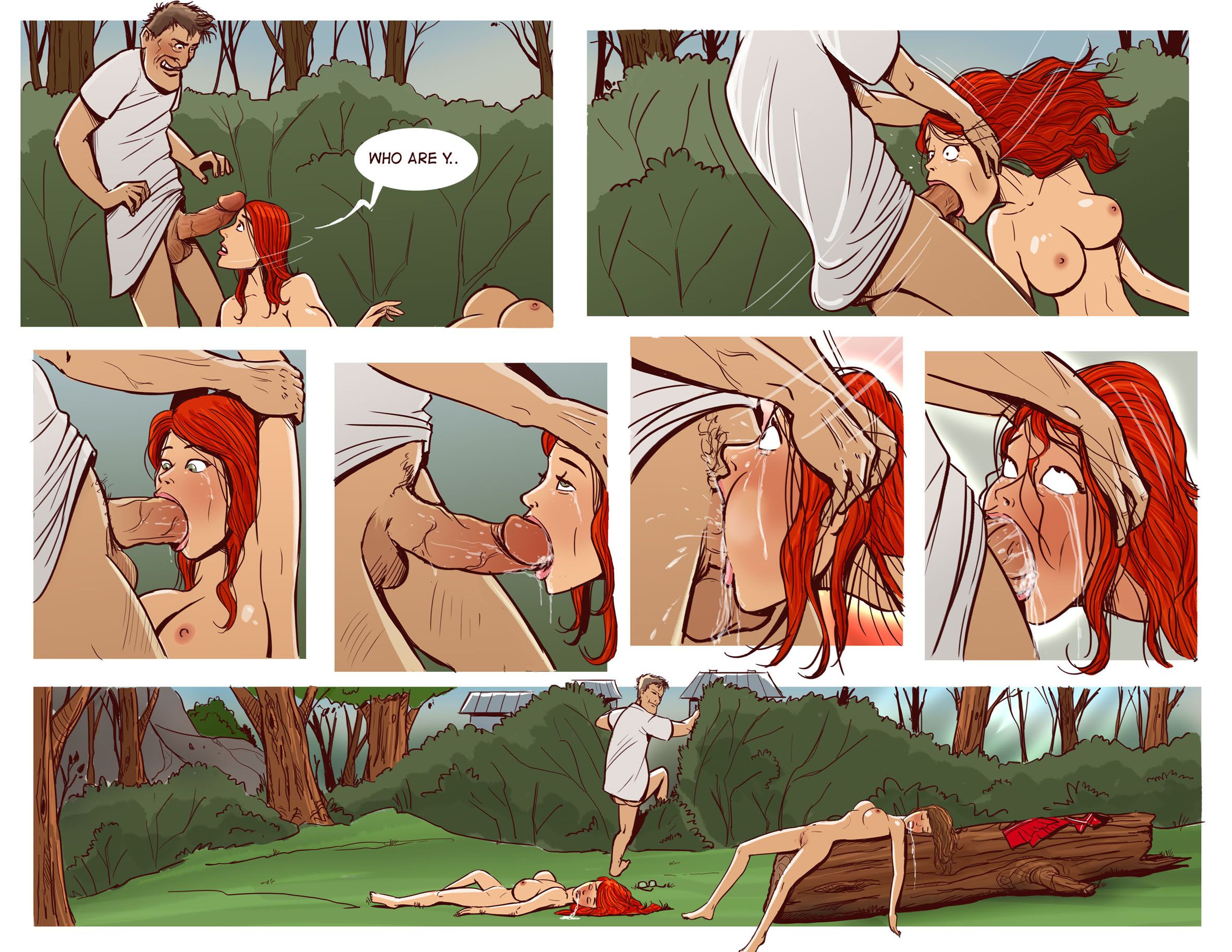 Cheerleader Camp Facefuck Massacre [Disarten] - Chapter 1 — Page 5