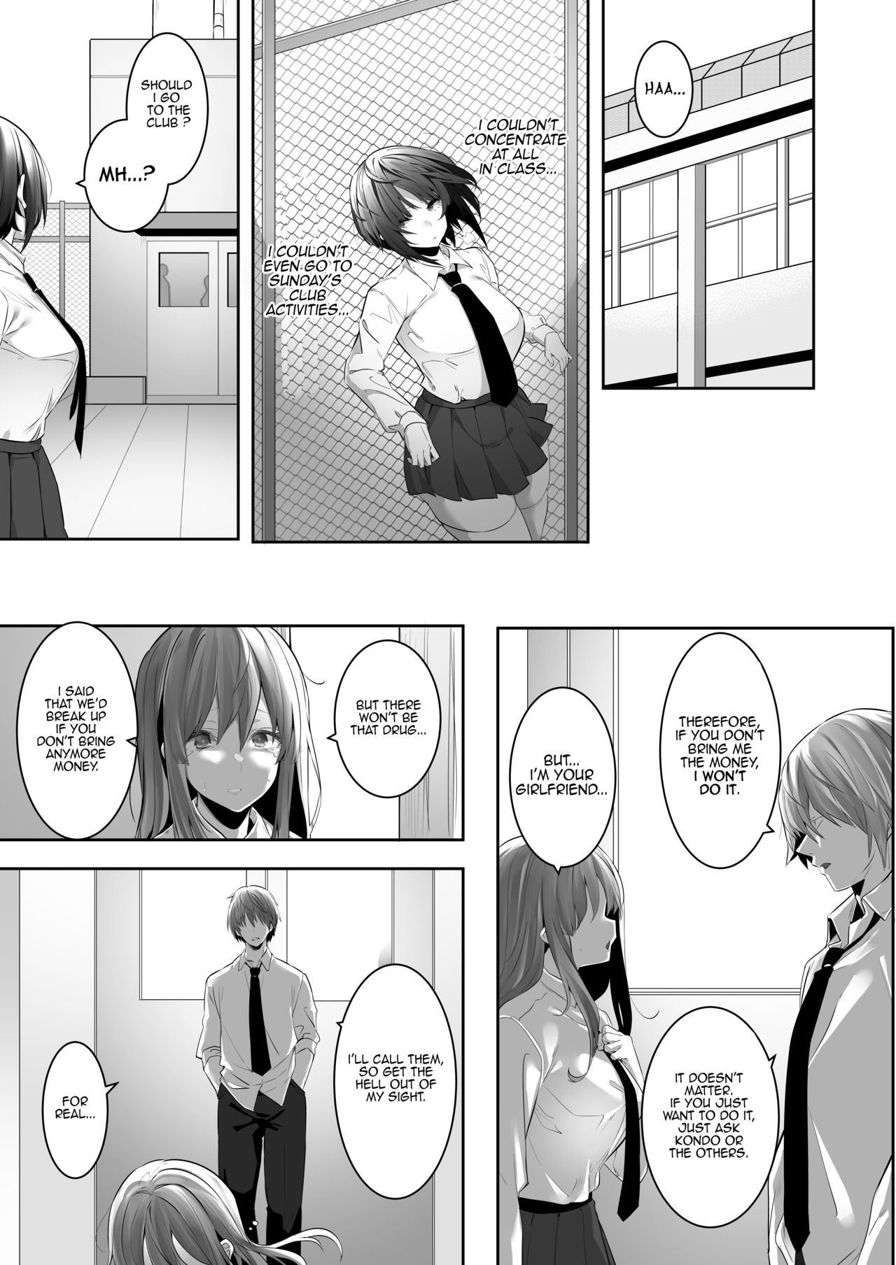Having Cheating Sex with the Strong-minded Girl from the School’s Athletic Club [Mitsudoue] - Chapter 1 — Page 14