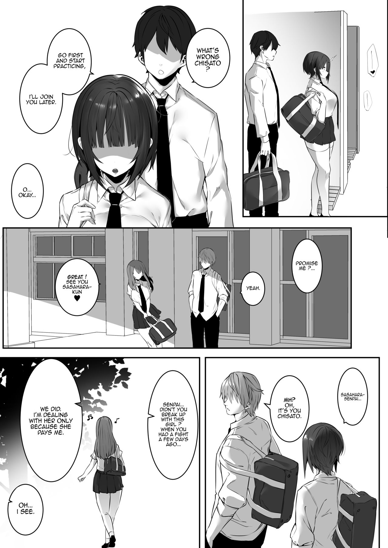 Having Cheating Sex with the Strong-minded Girl from the School’s Athletic Club [Mitsudoue] - Chapter 1 — Page 26