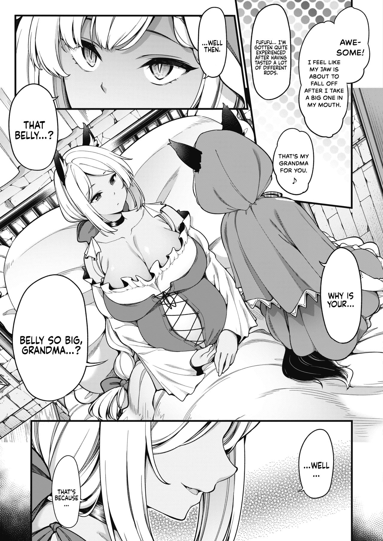 Little Red Riding Hood’s Slut Grandma (Red Riding Hood) [Sirokuma] - Chapter 1 — Page 7