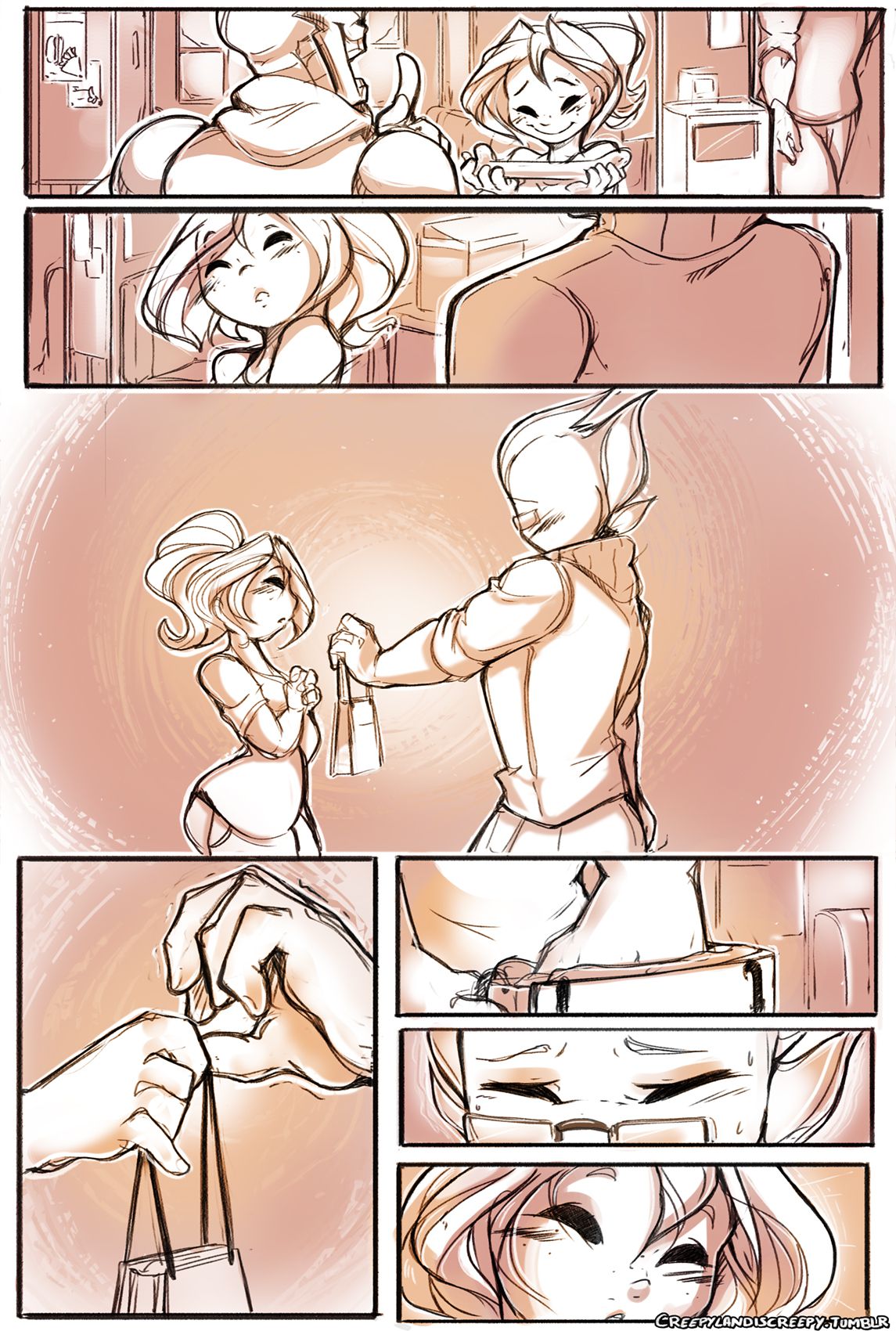 Chez Grillby (Undertale) [Spirale] - Chapter 1 — Page 10